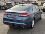 2018 BLUE Ford Fusion SE (3FA6P0HD9JR) with an EcoBoost 1.5L I-4 gasoline direct injection, DOHC, Ti-VCT variable valve control, intercooled turbo, regular unleaded, engine with 181HP engine, located at 4110 Avenue Q, Lubbock, 79412, 33.556553, -101.855820 - 02/11/2026 KEY IN ENVELOPE GOD - Photo#1