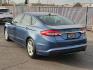 2018 BLUE Ford Fusion SE (3FA6P0HD9JR) with an EcoBoost 1.5L I-4 gasoline direct injection, DOHC, Ti-VCT variable valve control, intercooled turbo, regular unleaded, engine with 181HP engine, located at 4110 Avenue Q, Lubbock, 79412, 33.556553, -101.855820 - 02/11/2026 KEY IN ENVELOPE GOD - Photo#2