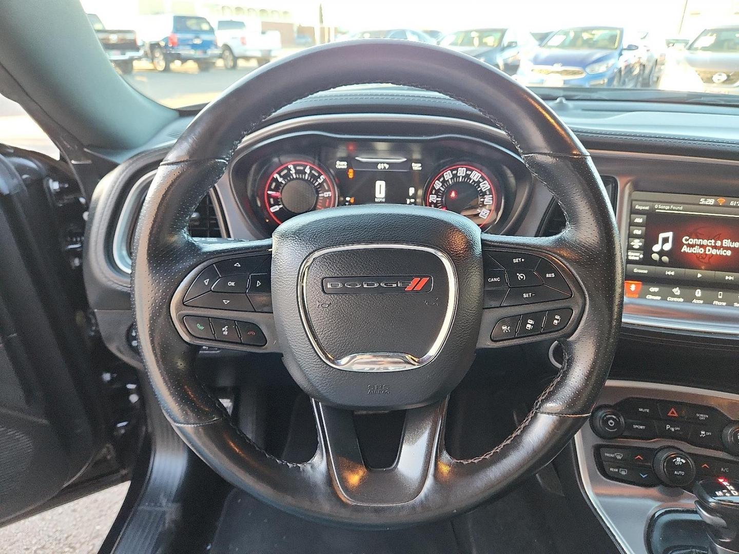 2021 BLACK Dodge Challenger SXT (2C3CDZAG3MH) with an Pentastar 3.6L V-6 DOHC, variable valve control, regular unleaded, engine with 303HP engine, located at 4110 Avenue Q, Lubbock, 79412, 33.556553, -101.855820 - Photo#10