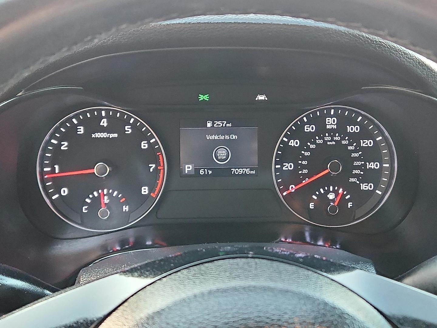 2020 Fire Orange - DRG /Black - WK Kia Forte GT-Line (3KPF34AD8LE) with an 2L I-4 DOHC, D-CVVT variable valve control, regular unleaded, engine with 147HP engine, located at 4110 Avenue Q, Lubbock, 79412, 33.556553, -101.855820 - Photo#9