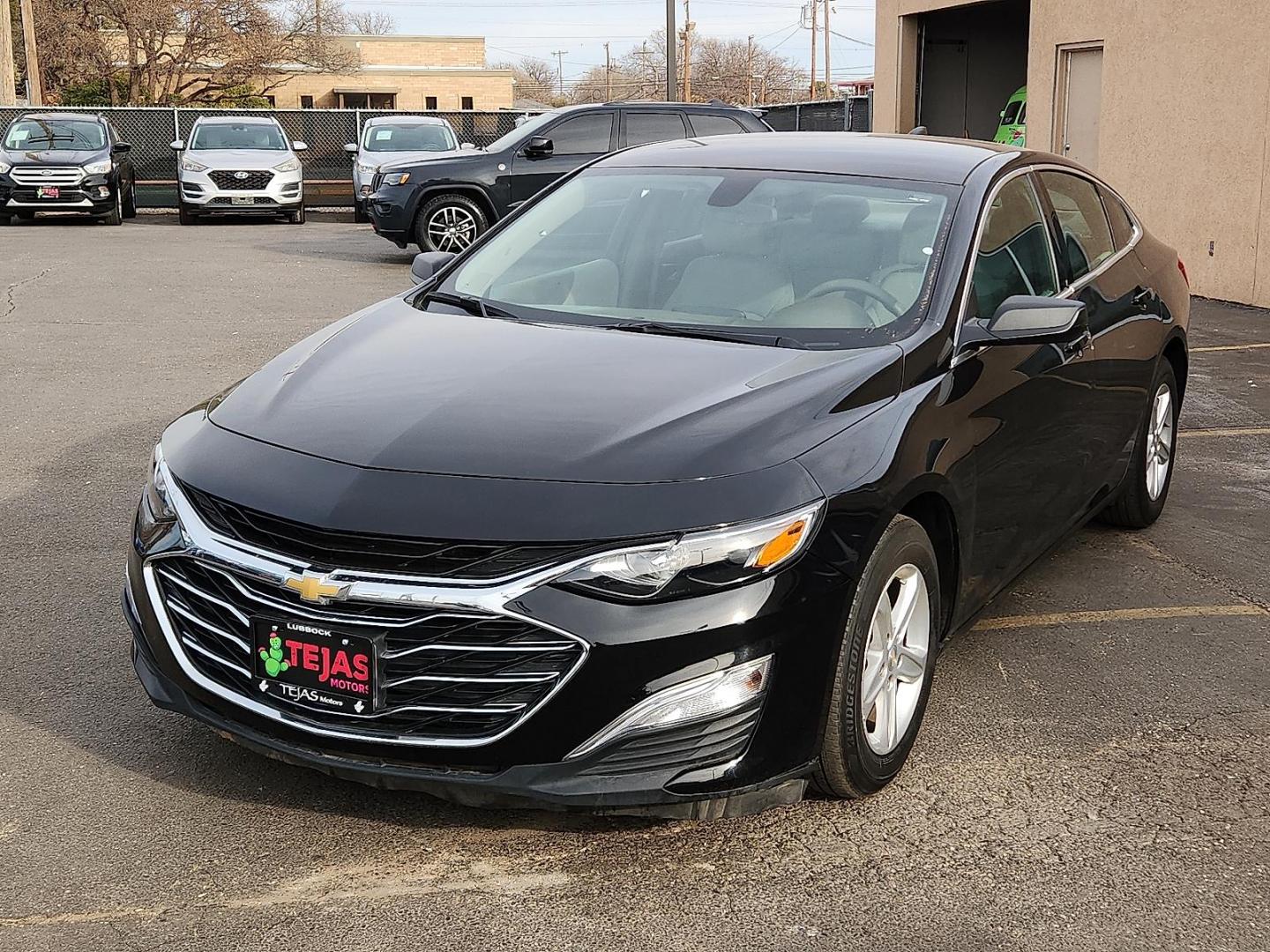 2022 BLACK Chevrolet Malibu FWD LS (1G1ZB5ST9NF) with an ECOTEC 1.5L I-4 gasoline direct injection, DOHC, VVT variable valve control, intercooled turbo, regular unleaded, engine with 160HP engine, located at 4110 Avenue Q, Lubbock, 79412, 33.556553, -101.855820 - 02/10/2026 KEY IN ENVELOPE GOD - Photo#3