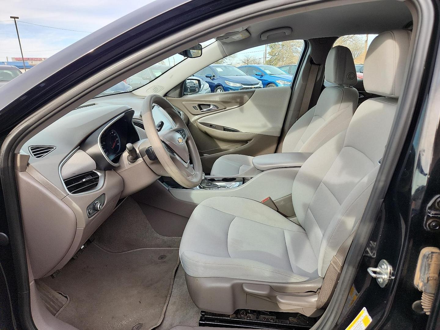 2022 BLACK Chevrolet Malibu FWD LS (1G1ZB5ST9NF) with an ECOTEC 1.5L I-4 gasoline direct injection, DOHC, VVT variable valve control, intercooled turbo, regular unleaded, engine with 160HP engine, located at 4110 Avenue Q, Lubbock, 79412, 33.556553, -101.855820 - 02/10/2026 KEY IN ENVELOPE GOD - Photo#6