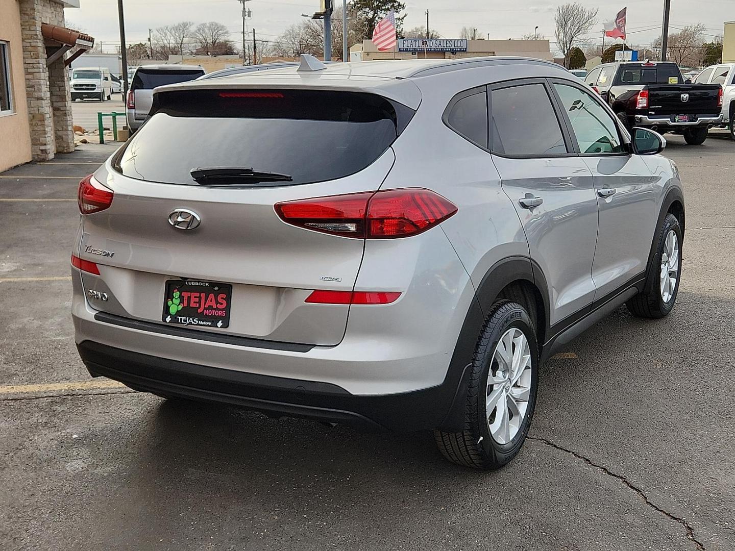 2020 SILVER Hyundai Tucson Value (KM8J3CA45LU) with an Nu 2L I-4 gasoline direct injection, DOHC, D-CVVT variable valve control, regular unleaded, engine with 161HP engine, located at 4110 Avenue Q, Lubbock, 79412, 33.556553, -101.855820 - 02/10/2026 KEY IN ENVELOPE GOD - Photo#1
