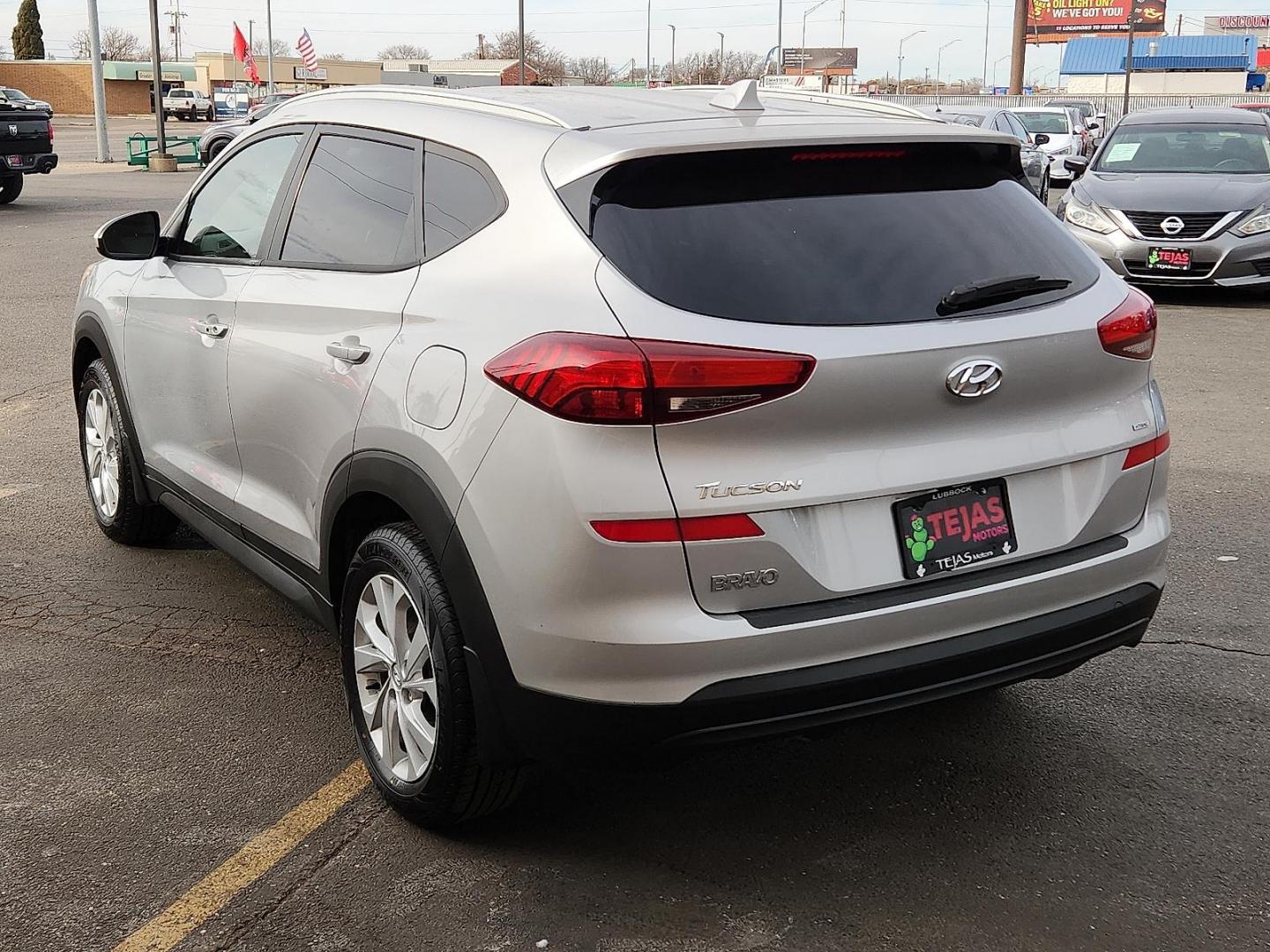 2020 SILVER Hyundai Tucson Value (KM8J3CA45LU) with an Nu 2L I-4 gasoline direct injection, DOHC, D-CVVT variable valve control, regular unleaded, engine with 161HP engine, located at 4110 Avenue Q, Lubbock, 79412, 33.556553, -101.855820 - 02/10/2026 KEY IN ENVELOPE GOD - Photo#2