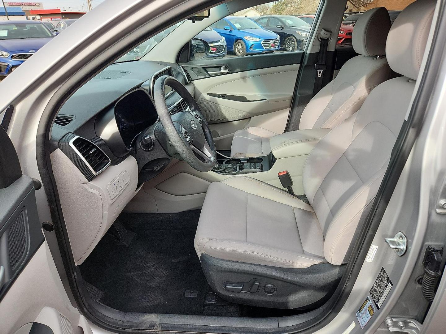 2020 SILVER Hyundai Tucson Value (KM8J3CA45LU) with an Nu 2L I-4 gasoline direct injection, DOHC, D-CVVT variable valve control, regular unleaded, engine with 161HP engine, located at 4110 Avenue Q, Lubbock, 79412, 33.556553, -101.855820 - 02/10/2026 KEY IN ENVELOPE GOD - Photo#6
