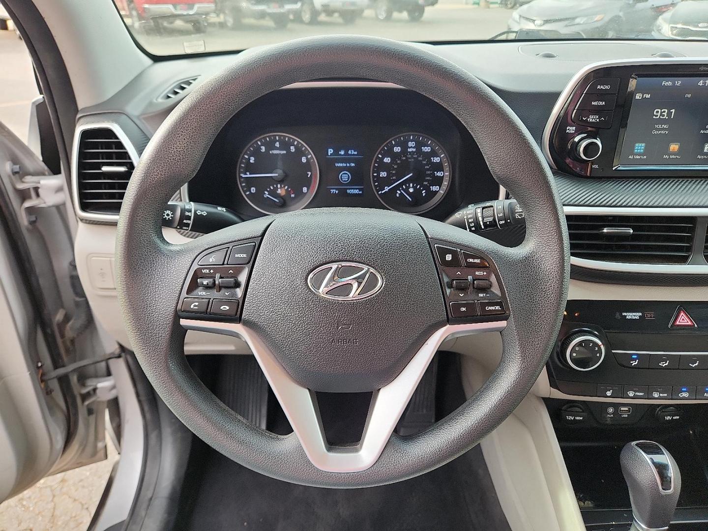 2020 SILVER Hyundai Tucson Value (KM8J3CA45LU) with an Nu 2L I-4 gasoline direct injection, DOHC, D-CVVT variable valve control, regular unleaded, engine with 161HP engine, located at 4110 Avenue Q, Lubbock, 79412, 33.556553, -101.855820 - 02/10/2026 KEY IN ENVELOPE GOD - Photo#10