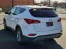 2018 WHITE Hyundai Santa Fe Sport 2.4L (5NMZT3LB6JH) with an Theta II 2.4L I-4 gasoline direct injection, DOHC, D-CVVT variable valve control, regular unleaded, engine with 185HP engine, located at 4110 Avenue Q, Lubbock, 79412, 33.556553, -101.855820 - 02/14/2026 KEY IN ENVELOPE GOD - Photo#3