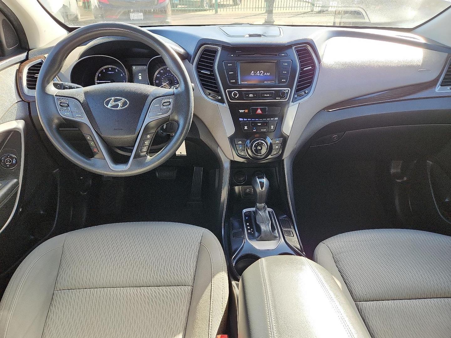 2018 WHITE Hyundai Santa Fe Sport 2.4L (5NMZT3LB6JH) with an Theta II 2.4L I-4 gasoline direct injection, DOHC, D-CVVT variable valve control, regular unleaded, engine with 185HP engine, located at 4110 Avenue Q, Lubbock, 79412, 33.556553, -101.855820 - 02/14/2026 KEY IN ENVELOPE GOD - Photo#5