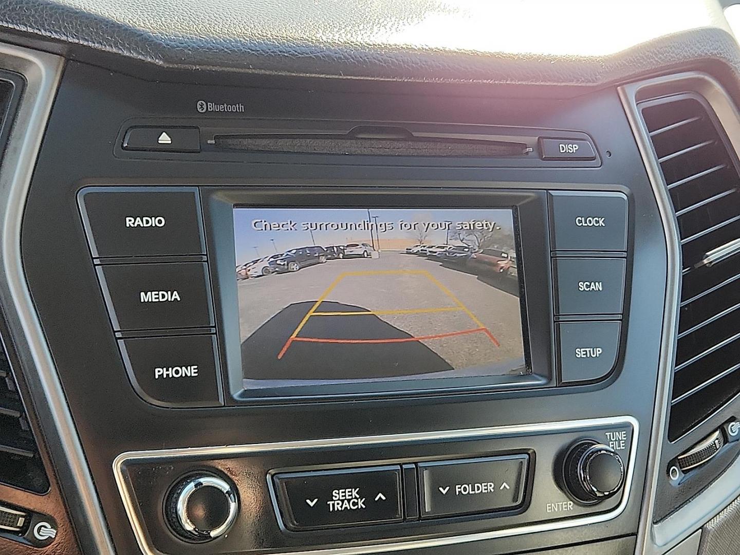 2018 WHITE Hyundai Santa Fe Sport 2.4L (5NMZT3LB6JH) with an Theta II 2.4L I-4 gasoline direct injection, DOHC, D-CVVT variable valve control, regular unleaded, engine with 185HP engine, located at 4110 Avenue Q, Lubbock, 79412, 33.556553, -101.855820 - 02/14/2026 KEY IN ENVELOPE GOD - Photo#7