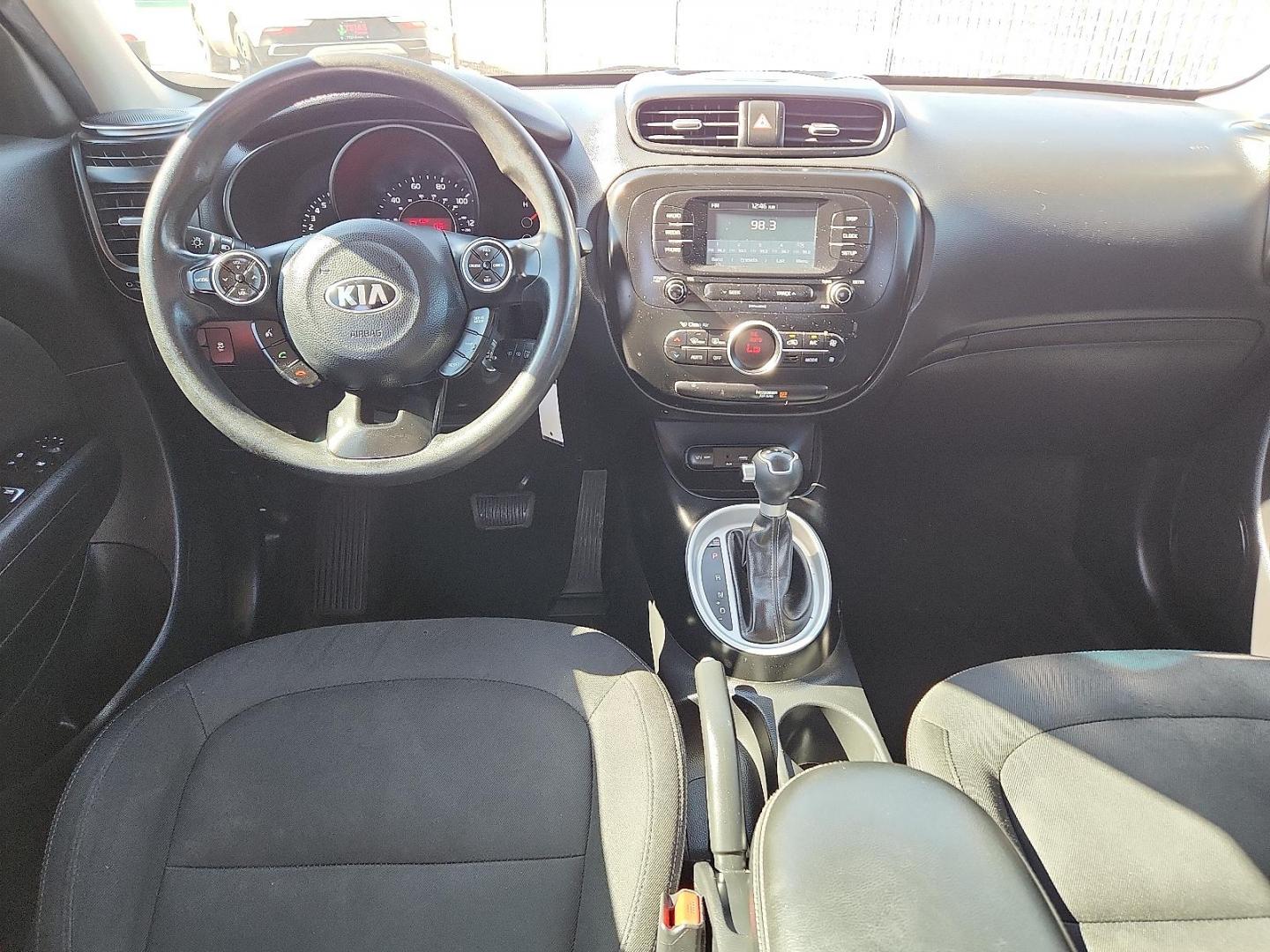 2017 RED Kia Soul + (KNDJP3A51H7) with an 2L I-4 gasoline direct injection, DOHC, variable valve control, regular unleaded, engine with 161HP engine, located at 4110 Avenue Q, Lubbock, 79412, 33.556553, -101.855820 - Photo#5