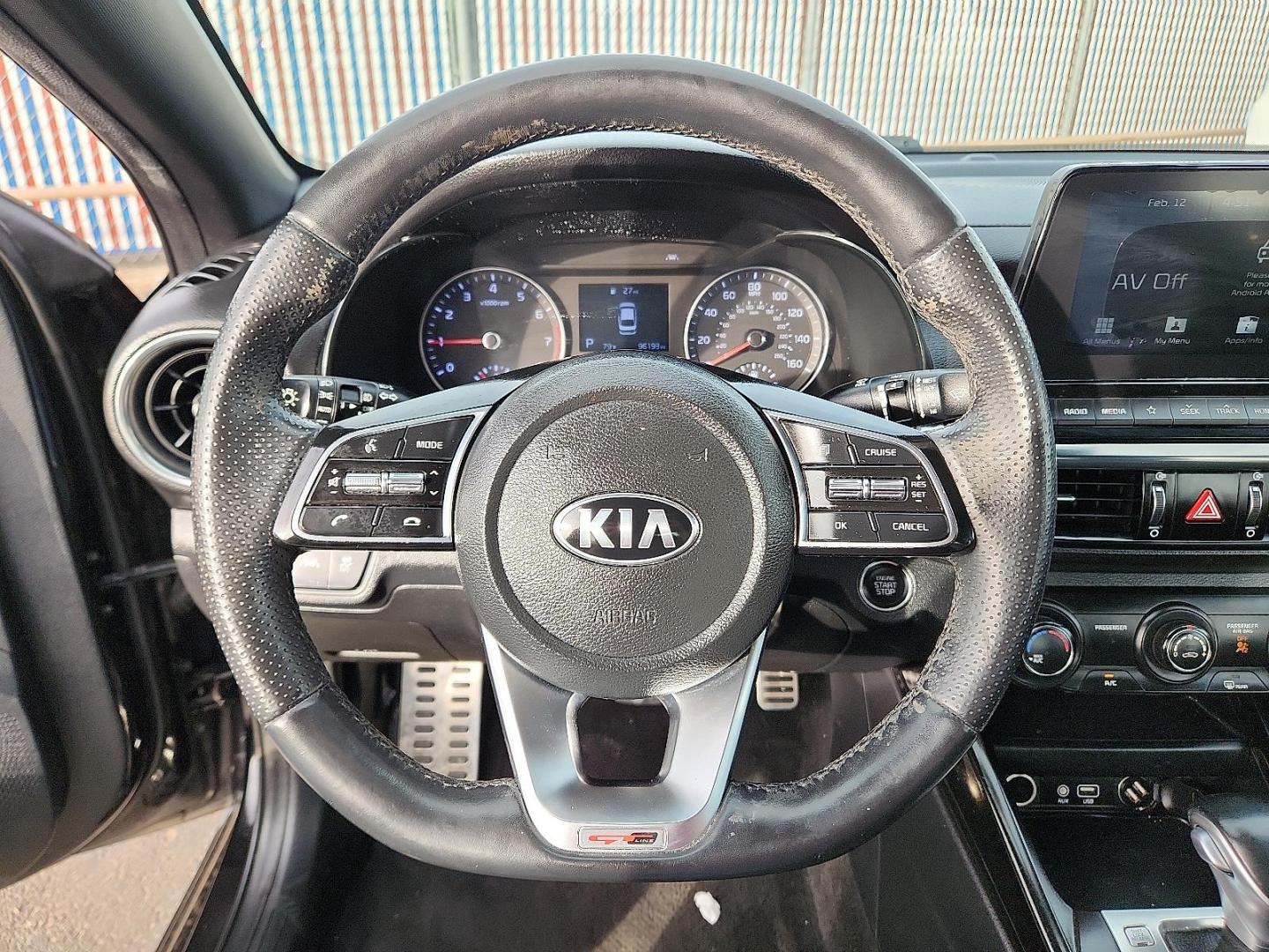 2020 BLACK Kia Forte GT-Line (3KPF34AD3LE) with an 2L I-4 DOHC, D-CVVT variable valve control, regular unleaded, engine with 147HP engine, located at 4110 Avenue Q, Lubbock, 79412, 33.556553, -101.855820 - Photo#10
