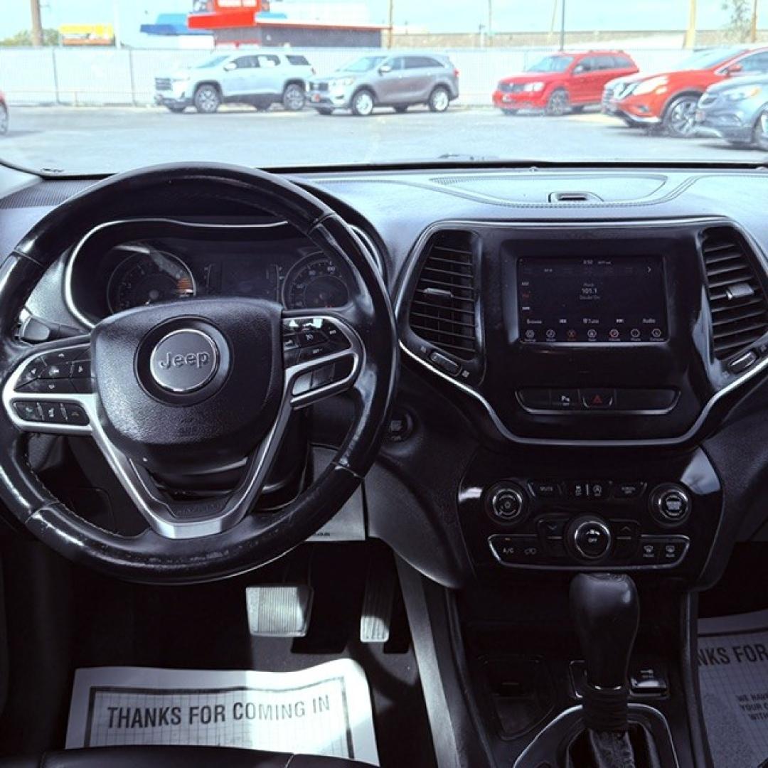 2019 WHITE Jeep Cherokee Latitude Plus FWD (1C4PJLLB7KD) with an MultiAir2 Tigershark 2.4L I-4 variable valve control, regular unleaded, engine with 180HP engine, located at 4110 Avenue Q, Lubbock, 79412, 33.556553, -101.855820 - 02/14/2026 KEY IN ENVELOPE GOD- Photo#5