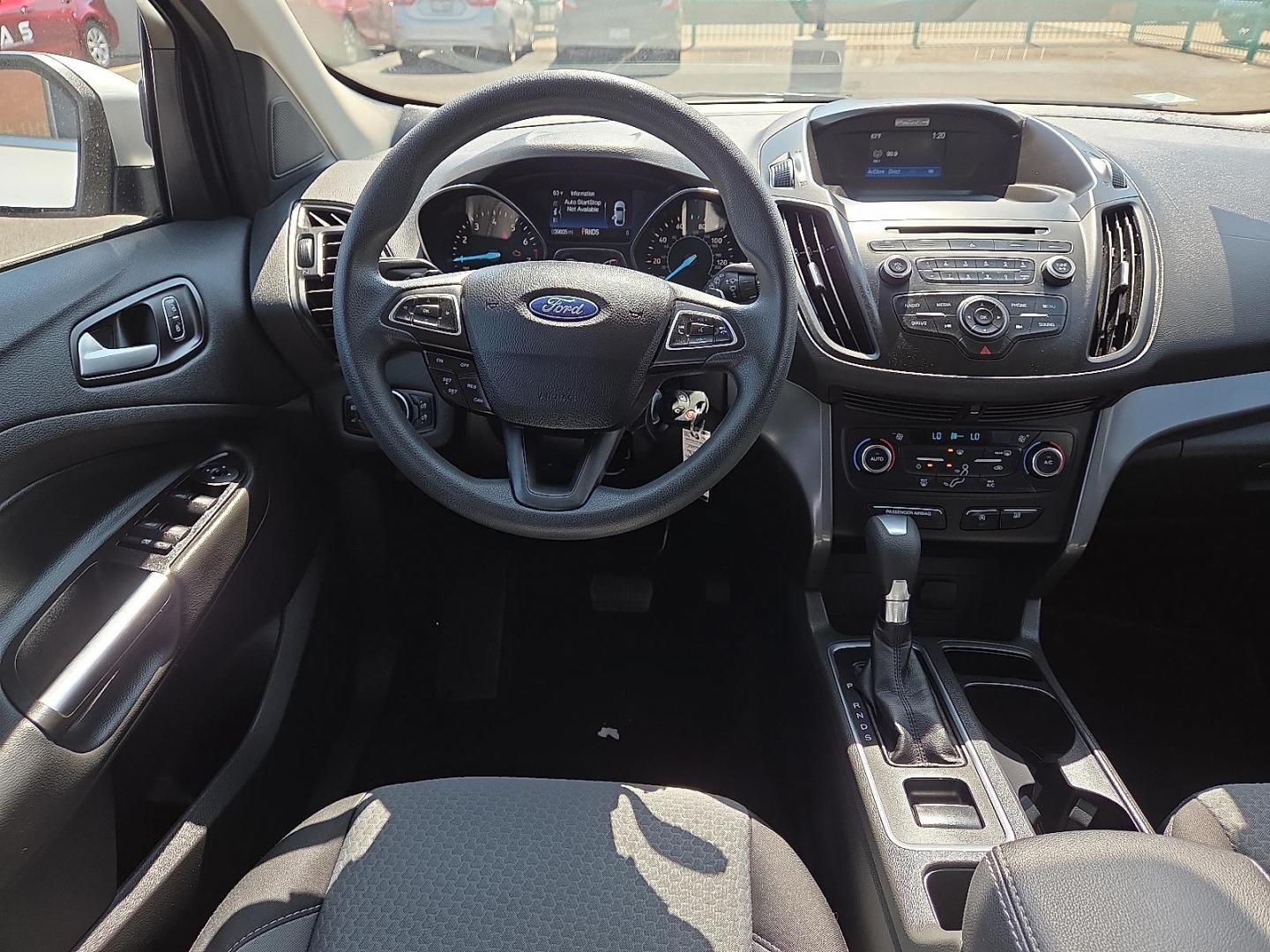 2017 Ingot Silver Metallic - UX /Charcoal Black - KB Ford Escape SE (1FMCU0GDXHU) with an EcoBoost 1.5L I-4 gasoline direct injection, DOHC, variable valve control, intercooled turbo, regular unleaded, engine with 179HP engine, located at 4110 Avenue Q, Lubbock, 79412, 33.556553, -101.855820 - Photo#8