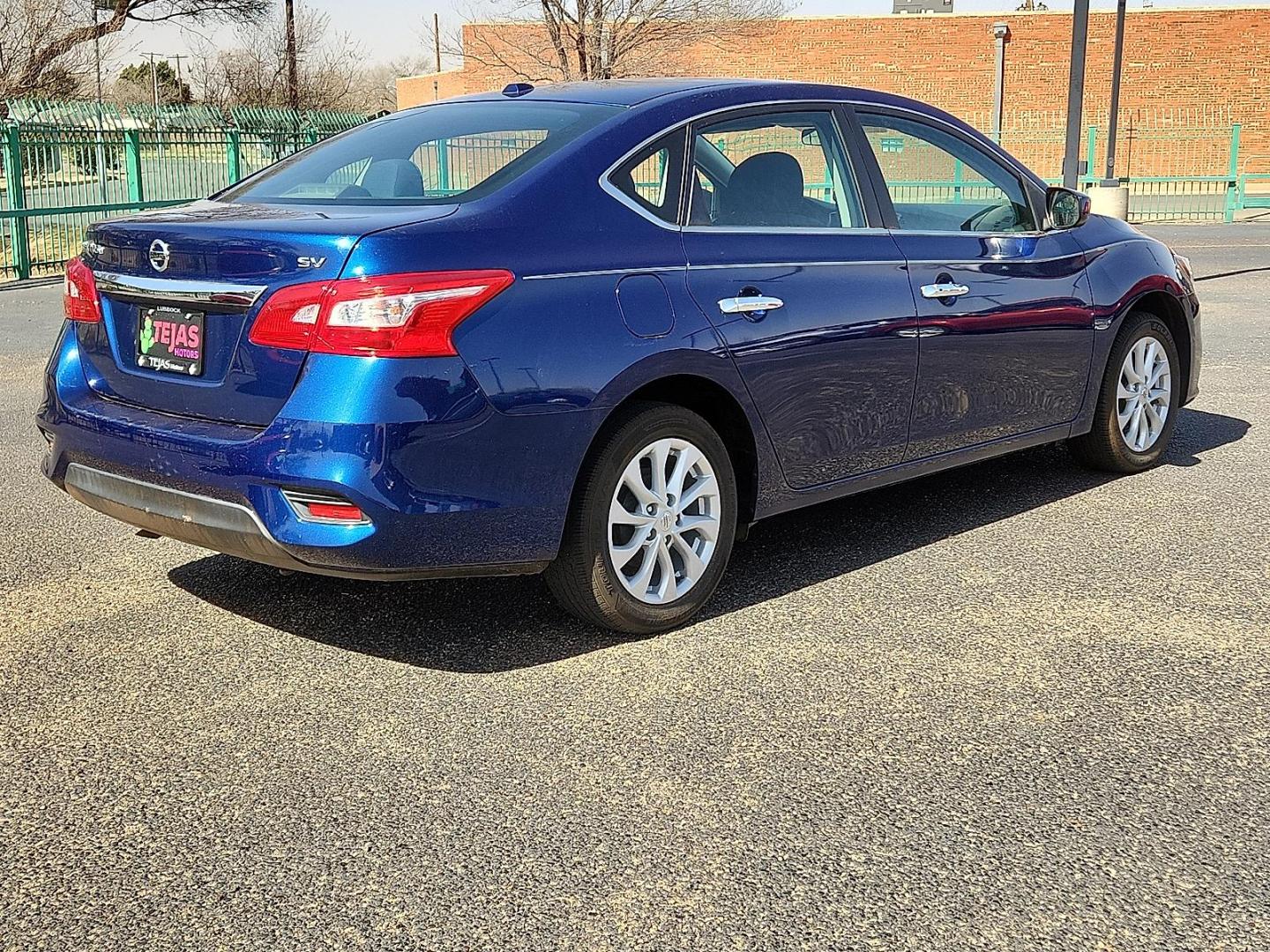2019 BLUE /Charcoal - G Nissan Sentra SV (3N1AB7AP0KY) with an 1.8L I-4 DOHC, variable valve control, regular unleaded, engine with 124HP engine, located at 4110 Avenue Q, Lubbock, 79412, 33.556553, -101.855820 - 02/24/2026 KEY IN ENVELOPE GOD - Photo#1