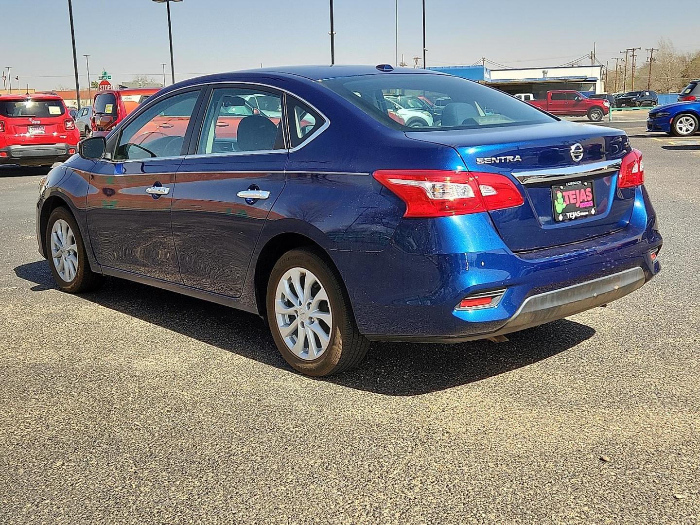 2019 BLUE /Charcoal - G Nissan Sentra SV (3N1AB7AP0KY) with an 1.8L I-4 DOHC, variable valve control, regular unleaded, engine with 124HP engine, located at 4110 Avenue Q, Lubbock, 79412, 33.556553, -101.855820 - 02/24/2026 KEY IN ENVELOPE GOD - Photo#2