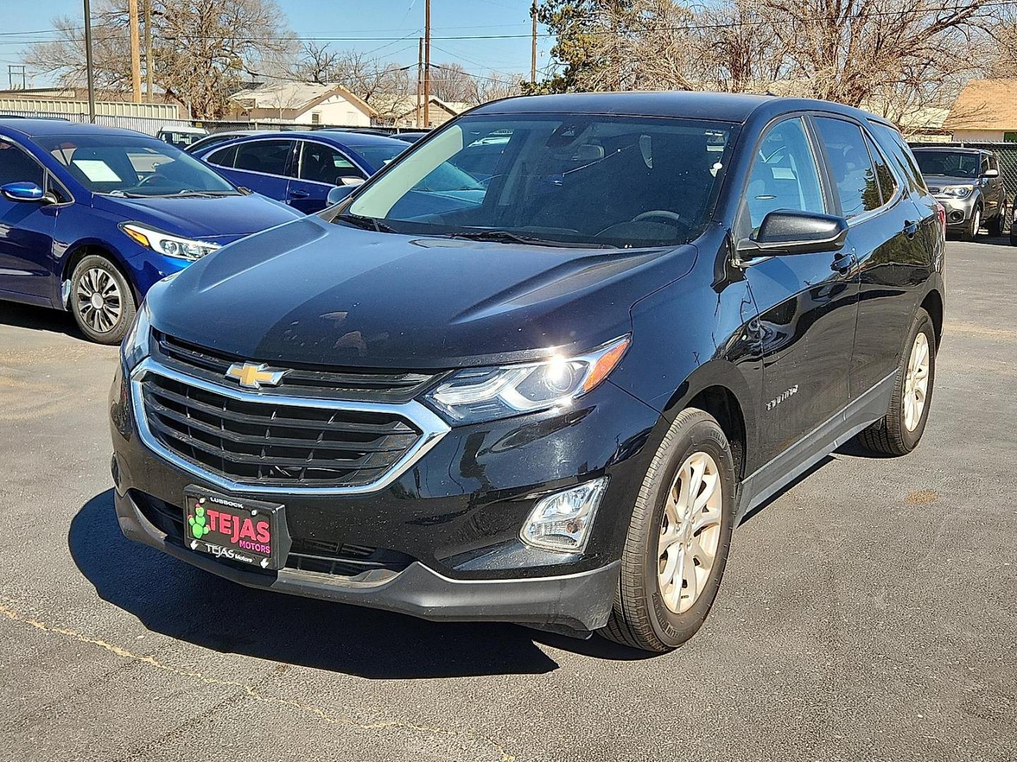 2021 BLACK Chevrolet Equinox FWD 2FL (3GNAXJEV3ML) with an 1.5L I-4 gasoline direct injection, DOHC, VVT variable valve control, intercooled turbo, regular unleaded, engine with 170HP engine, located at 4110 Avenue Q, Lubbock, 79412, 33.556553, -101.855820 - Photo#3