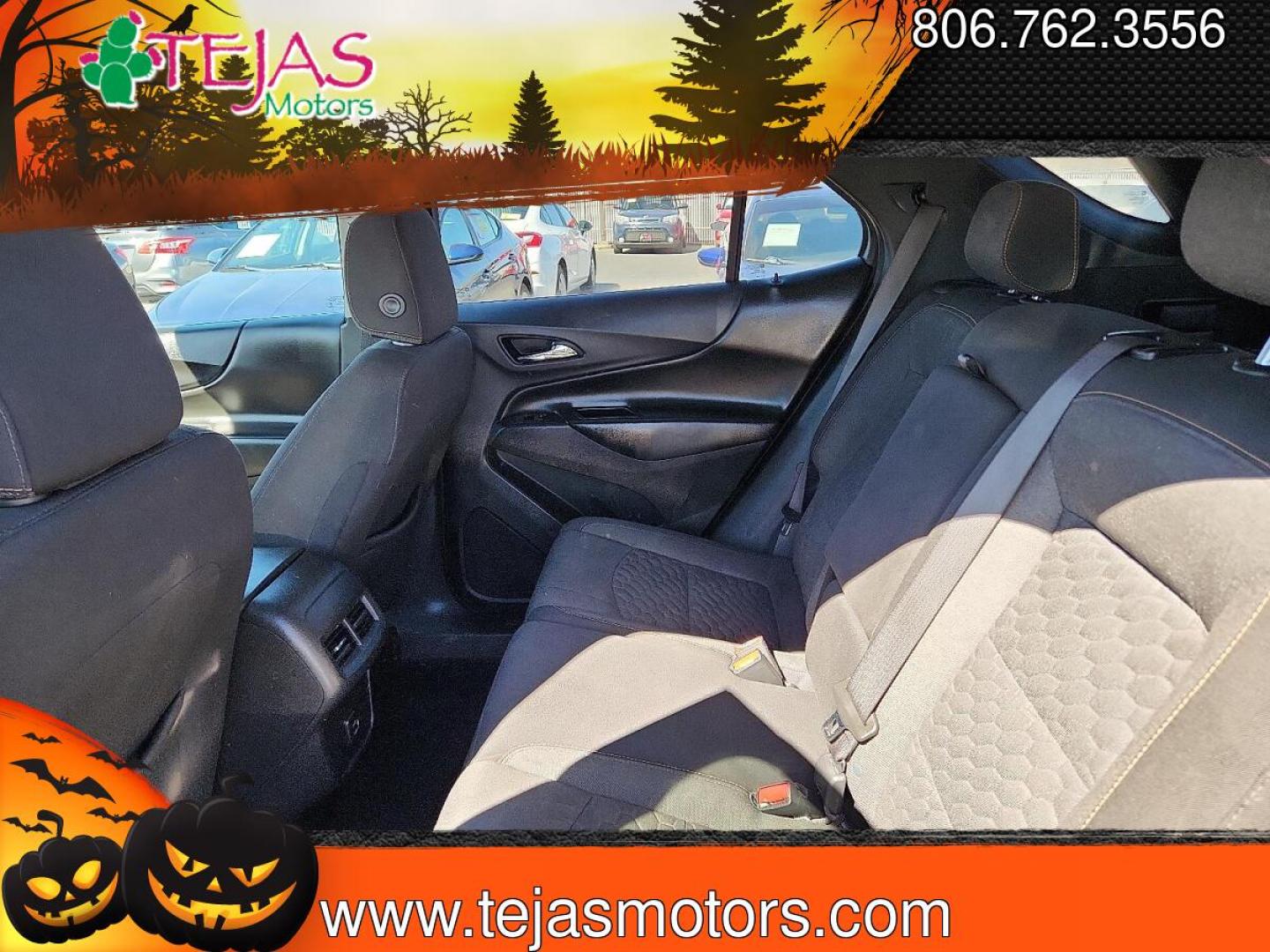 2021 BLACK Chevrolet Equinox FWD 2FL (3GNAXJEV3ML) with an 1.5L I-4 gasoline direct injection, DOHC, VVT variable valve control, intercooled turbo, regular unleaded, engine with 170HP engine, located at 4110 Avenue Q, Lubbock, 79412, 33.556553, -101.855820 - 02/14/2026 KEY IN ENVELOPE- Photo#4