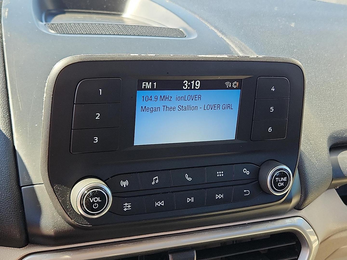 2019 BLACK Ford EcoSport S (MAJ3S2FE4KC) with an EcoBoost 1L I-3 gasoline direct injection, DOHC, variable valve control, intercooled turbo, regular unleaded, engine with 123HP engine, located at 4110 Avenue Q, Lubbock, 79412, 33.556553, -101.855820 - 02/19/2026 KEY IN ENVELOPE GOD - Photo#8