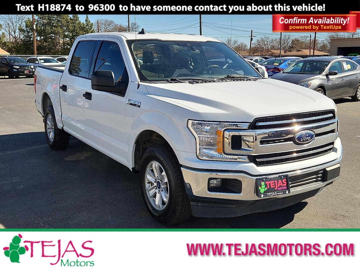 2020 WHITE Ford F-150 XLT (1FTEW1C48LF) with an EcoBoost 3.5L V-6 port/direct injection, DOHC, Ti-VCT variable valve control, twin turbo, regular unleaded, engine with 375HP engine, located at 4110 Avenue Q, Lubbock, 79412, 33.556553, -101.855820 - 02/24/2026 KEY IN ENVELOPE GOD - Photo#0