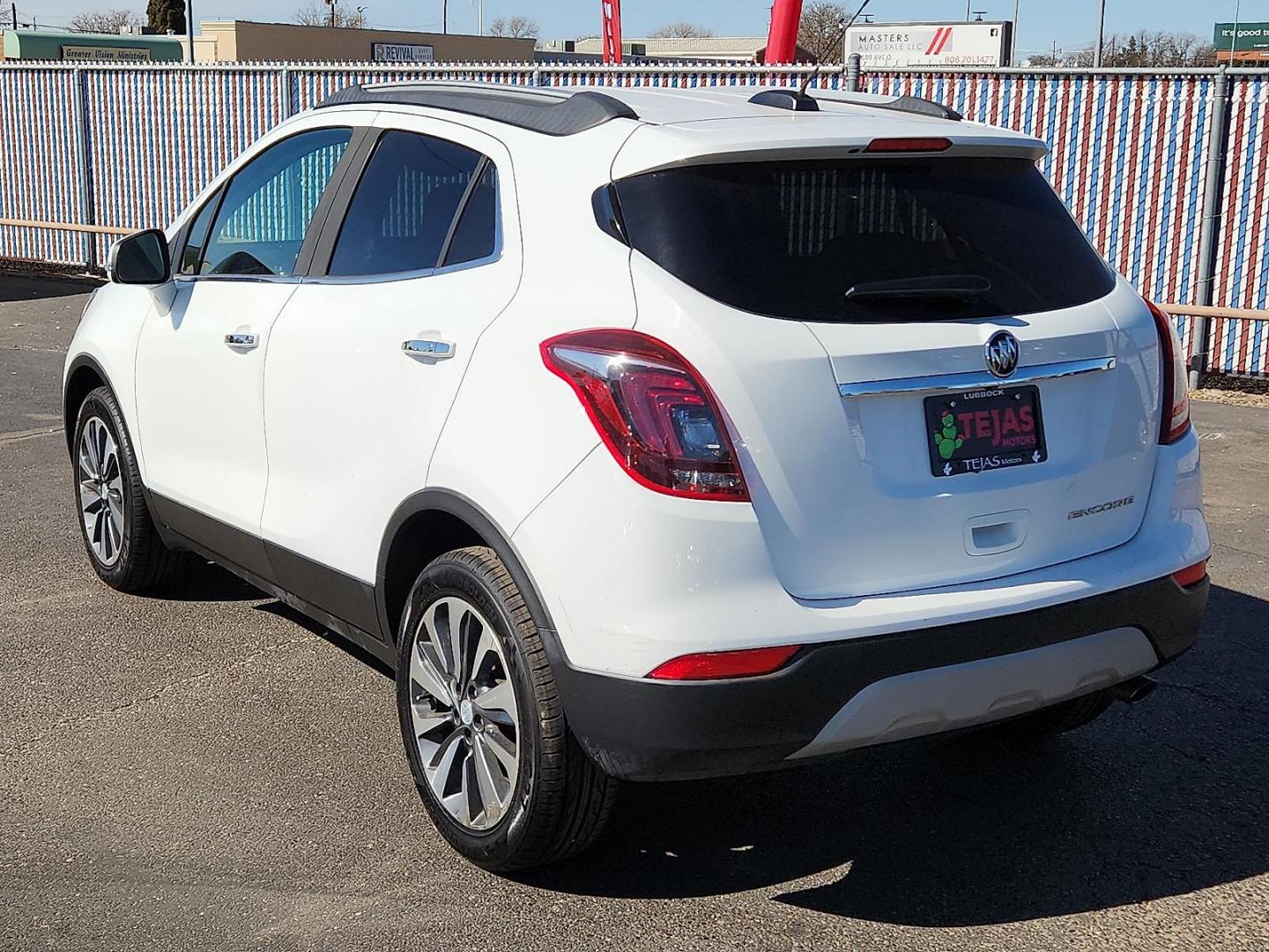 2020 WHITE Buick Encore FWD Essence (KL4CJCSB1LB) with an ECOTEC 1.4L I-4 DOHC, variable valve control, intercooled turbo, regular unleaded, engine with 138HP engine, located at 4110 Avenue Q, Lubbock, 79412, 33.556553, -101.855820 - 02/24/2026 KEY IN ENVELOPE GOD - Photo#2