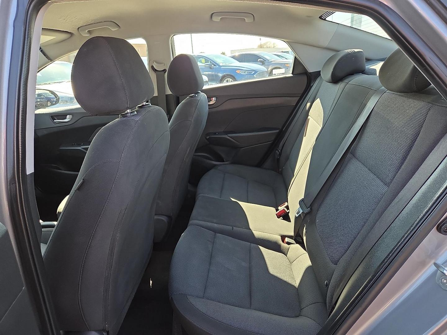 2021 Forge Gray - KLG /Black - TRY Hyundai Accent SE (3KPC24A63ME) with an Smartstream 1.6L I-4 port/direct injection, DOHC, CVVT variable valve control, regular unleaded, engine with 120HP engine, located at 4110 Avenue Q, Lubbock, 79412, 33.556553, -101.855820 - Photo#7