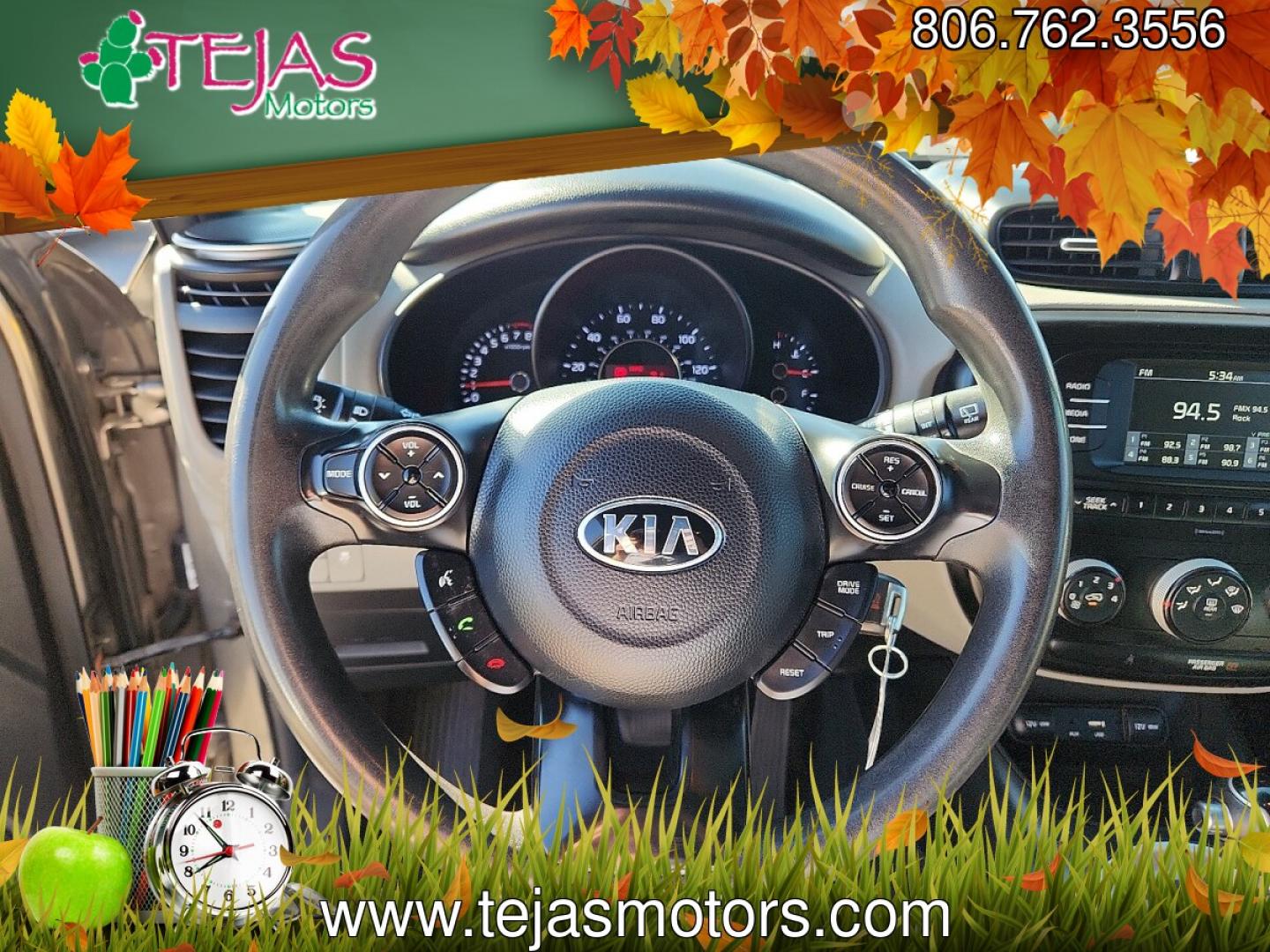 2018 GRAY Kia Soul (KNDJN2A25J7) with an Gamma 1.6L I-4 gasoline direct injection, DOHC, D-CVVT variable valve control, regular unleaded, engine with 130HP engine, located at 4110 Avenue Q, Lubbock, 79412, 33.556553, -101.855820 - 03/04/2026 KEY IN ENVELOPE GOD- Photo#10