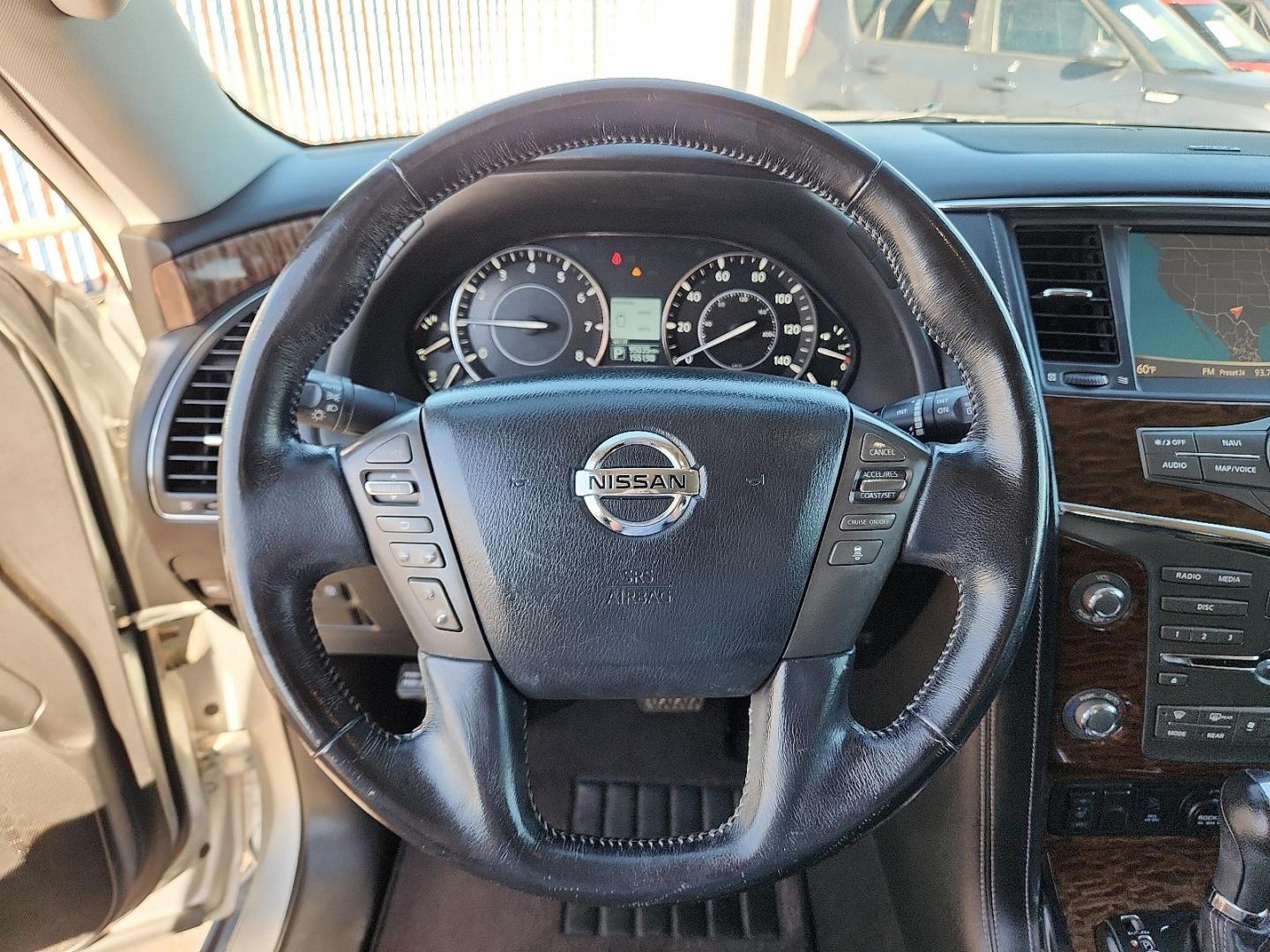2019 SILVER Nissan Armada SV (JN8AY2ND1K9) with an Endurance 5.6L V-8 gasoline direct injection, DOHC, variable valve control, regular unleaded, engine with 390HP engine, located at 4110 Avenue Q, Lubbock, 79412, 33.556553, -101.855820 - Photo#10