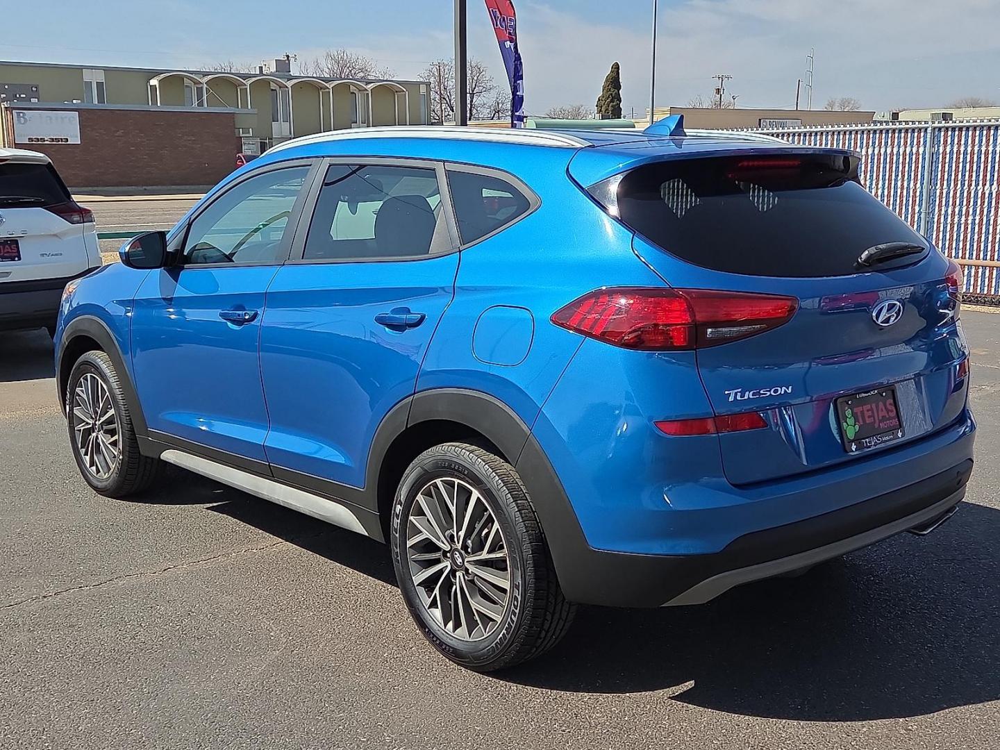 2019 Aqua Blue - R2U /Black - TRY Hyundai Tucson SEL (KM8J3CALXKU) with an Theta 2.4L I-4 gasoline direct injection, DOHC, CVVT variable valve control, regular unleaded, engine with 181HP engine, located at 4110 Avenue Q, Lubbock, 79412, 33.556553, -101.855820 - 03/04/2026 KEY IN ENVELOPE GOD - Photo#3