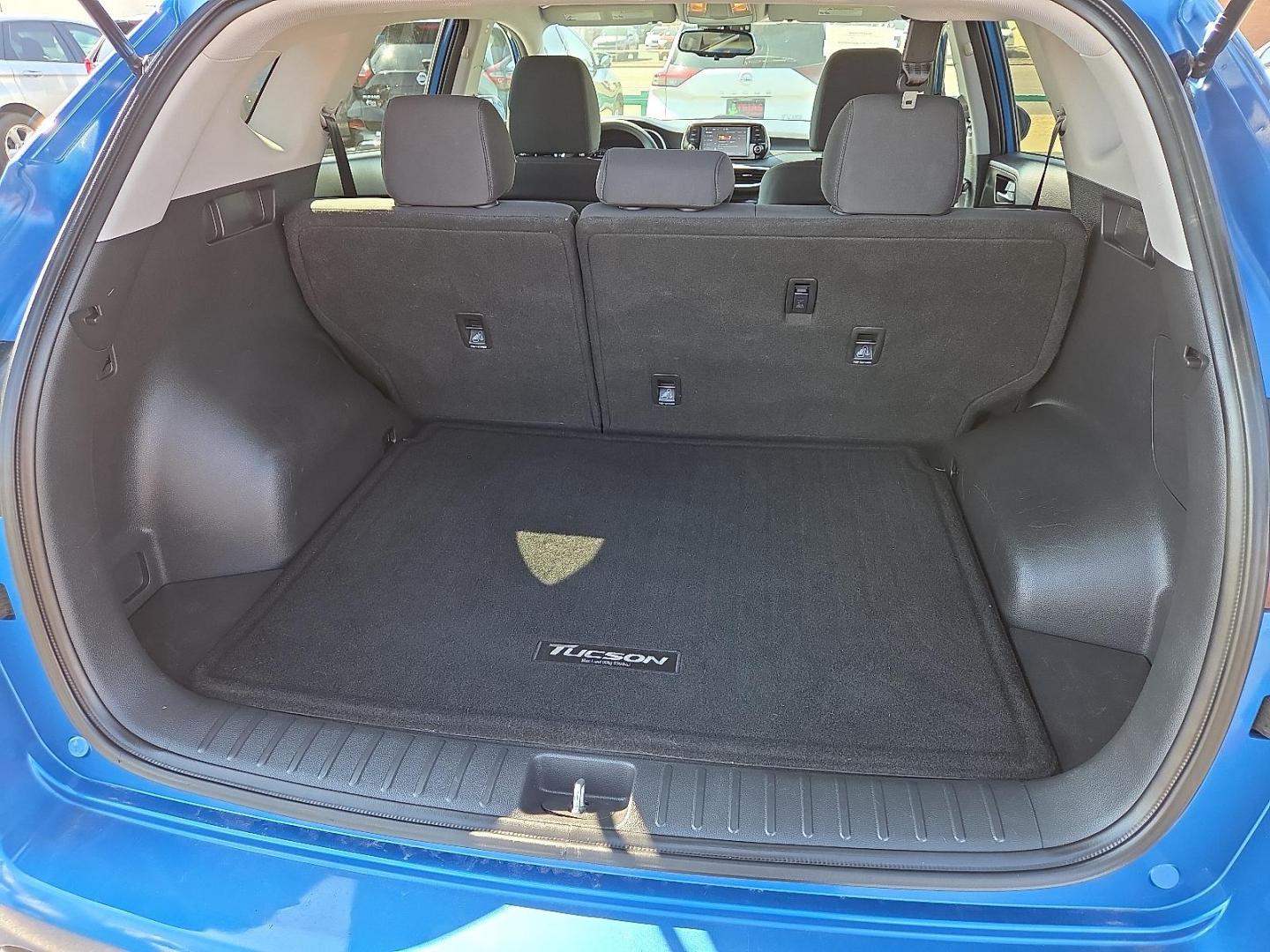 2019 Aqua Blue - R2U /Black - TRY Hyundai Tucson SEL (KM8J3CALXKU) with an Theta 2.4L I-4 gasoline direct injection, DOHC, CVVT variable valve control, regular unleaded, engine with 181HP engine, located at 4110 Avenue Q, Lubbock, 79412, 33.556553, -101.855820 - 03/04/2026 KEY IN ENVELOPE GOD - Photo#6