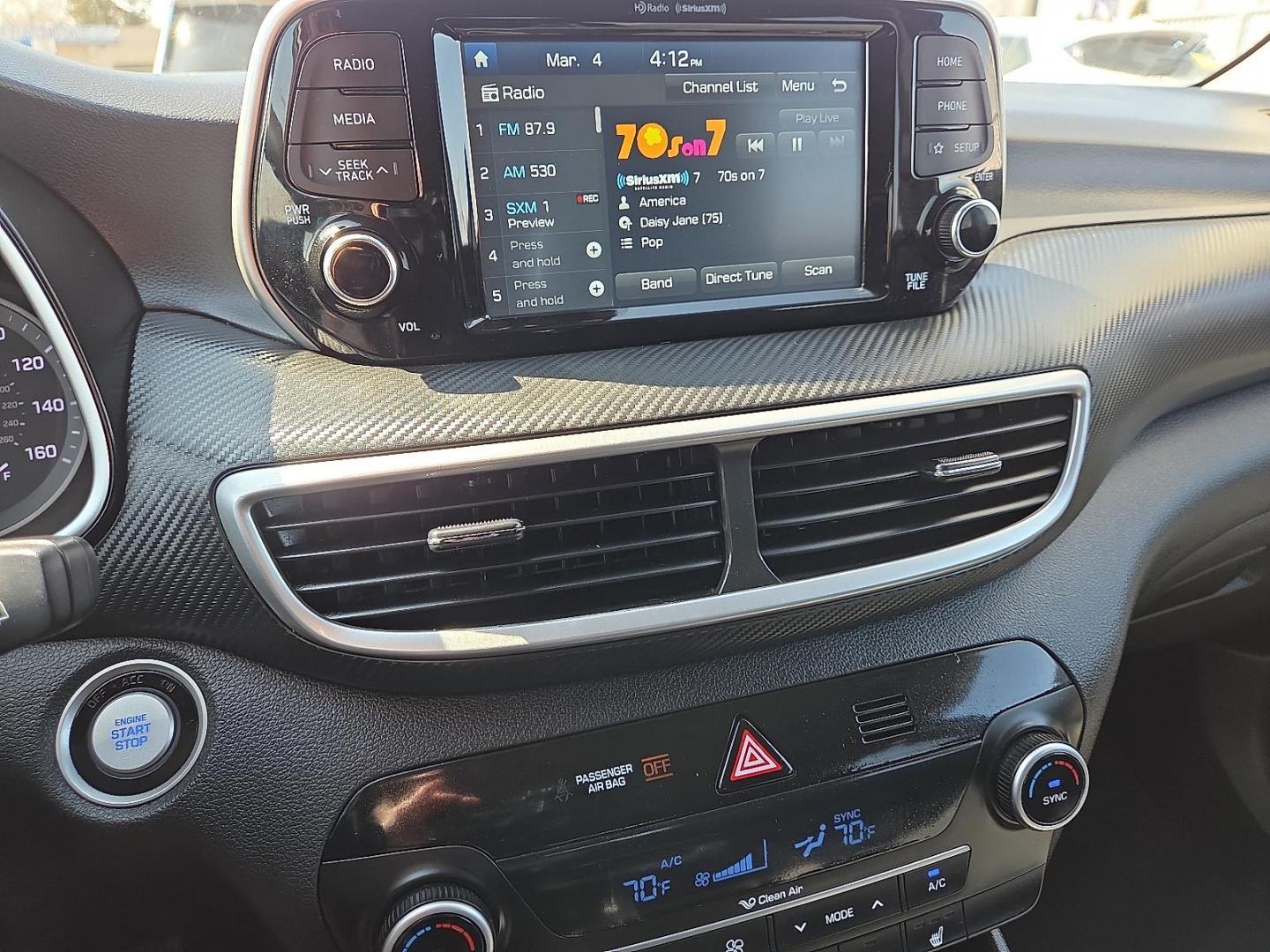 2019 Aqua Blue - R2U /Black - TRY Hyundai Tucson SEL (KM8J3CALXKU) with an Theta 2.4L I-4 gasoline direct injection, DOHC, CVVT variable valve control, regular unleaded, engine with 181HP engine, located at 4110 Avenue Q, Lubbock, 79412, 33.556553, -101.855820 - 03/04/2026 KEY IN ENVELOPE GOD - Photo#10