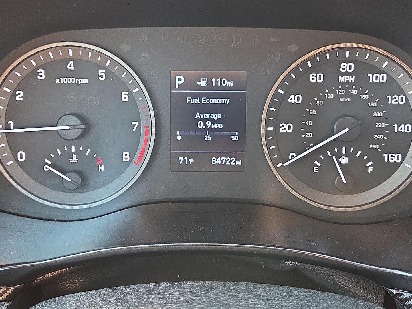 2019 Aqua Blue - R2U /Black - TRY Hyundai Tucson SEL (KM8J3CALXKU) with an Theta 2.4L I-4 gasoline direct injection, DOHC, CVVT variable valve control, regular unleaded, engine with 181HP engine, located at 4110 Avenue Q, Lubbock, 79412, 33.556553, -101.855820 - 03/04/2026 KEY IN ENVELOPE GOD - Photo#11