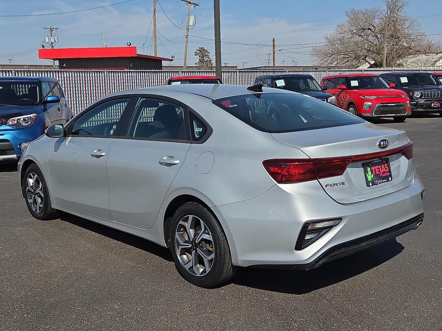 2021 Silky Silver - 4SS /Black - WK Kia Forte LXS (3KPF24AD8ME) with an 2L I-4 DOHC, D-CVVT variable valve control, regular unleaded, engine with 147HP engine, located at 4110 Avenue Q, Lubbock, 79412, 33.556553, -101.855820 - 03/04/2024 KEY IN ENVELOPE GOD - Photo#3