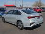 2021 Silky Silver - 4SS /Black - WK Kia Forte LXS (3KPF24AD8ME) with an 2L I-4 DOHC, D-CVVT variable valve control, regular unleaded, engine with 147HP engine, located at 4110 Avenue Q, Lubbock, 79412, 33.556553, -101.855820 - 03/04/2024 KEY IN ENVELOPE GOD - Photo#3