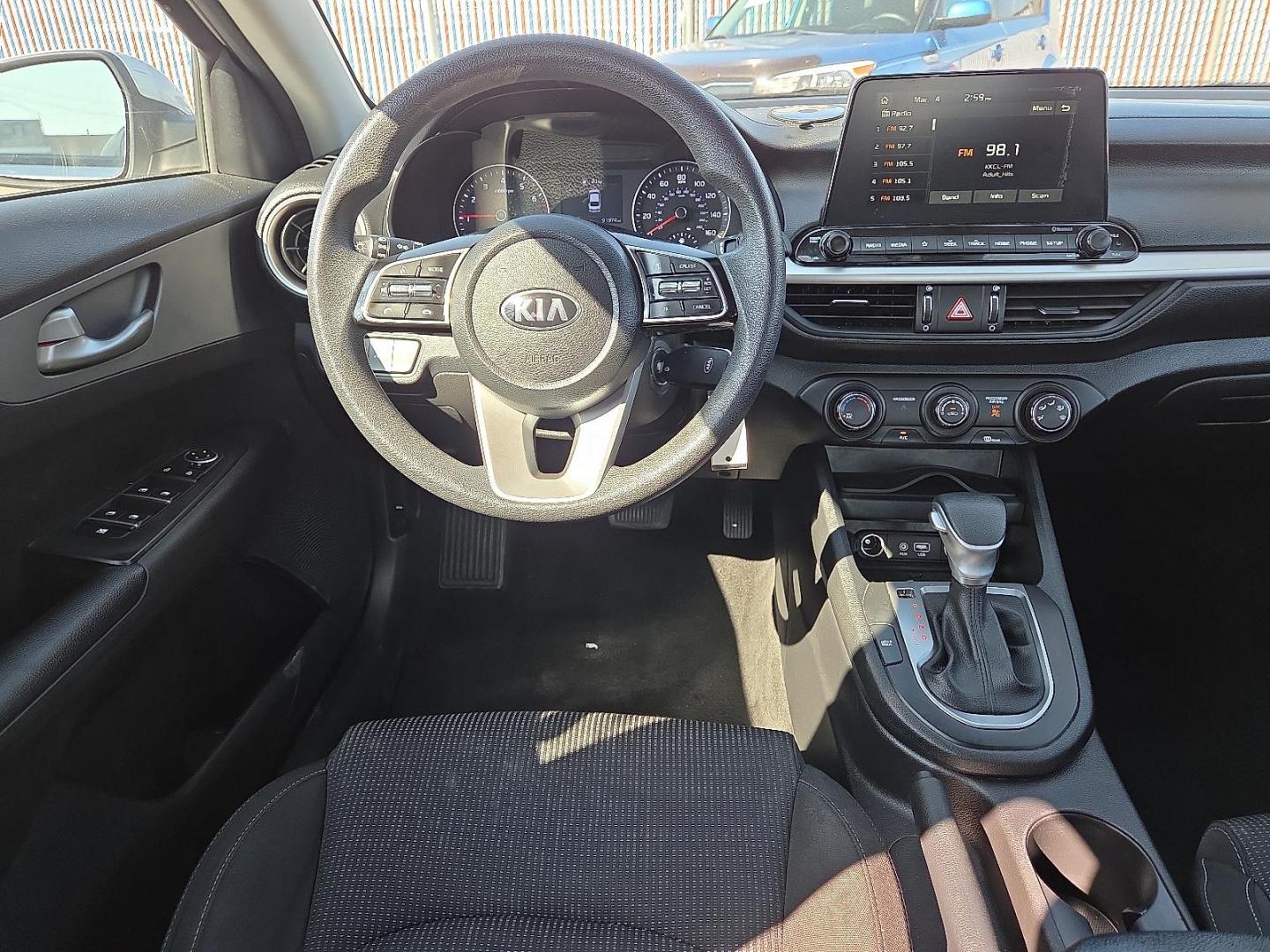 2021 Silky Silver - 4SS /Black - WK Kia Forte LXS (3KPF24AD8ME) with an 2L I-4 DOHC, D-CVVT variable valve control, regular unleaded, engine with 147HP engine, located at 4110 Avenue Q, Lubbock, 79412, 33.556553, -101.855820 - 03/04/2024 KEY IN ENVELOPE GOD - Photo#8