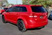 2018 RED Dodge Journey SE (3C4PDCAB6JT) with an Tigershark MultiAir 2.4L I-4 DOHC, variable valve control, regular unleaded, engine with 173HP engine, located at 4110 Avenue Q, Lubbock, 79412, 33.556553, -101.855820- Photo#2