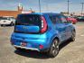 2018 Mysterious Blue - AAP /Black - EQ Kia Soul + (KNDJP3A59J7) with an 2L I-4 gasoline direct injection, DOHC, D-CVVT variable valve control, regular unleaded, engine with 161HP engine, located at 4110 Avenue Q, Lubbock, 79412, 33.556553, -101.855820- Photo#3