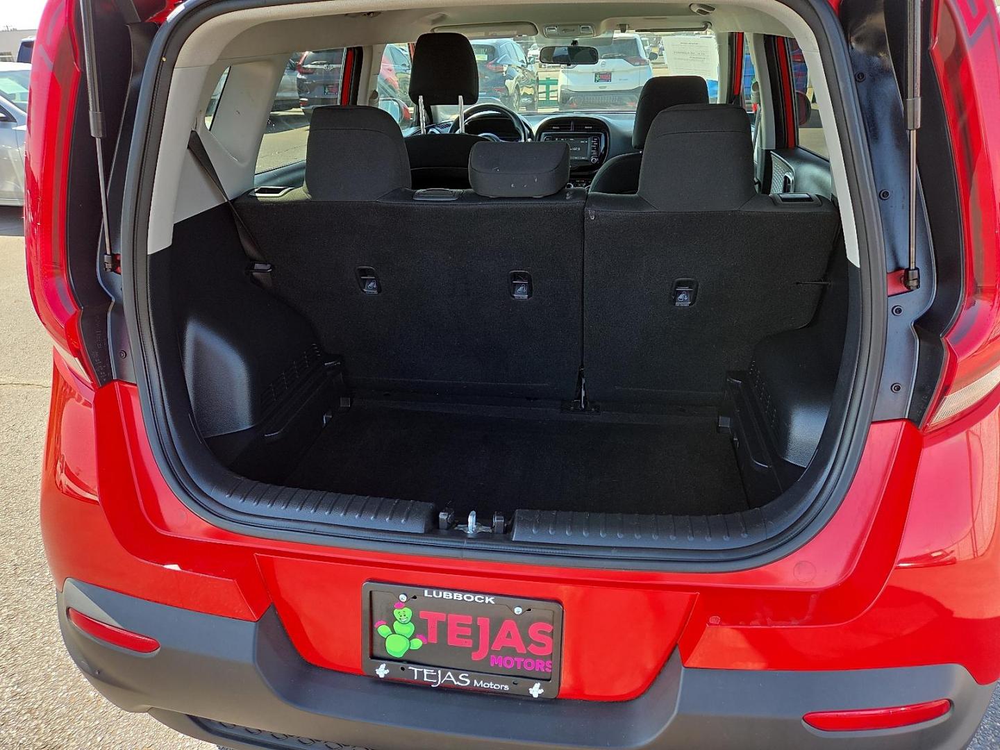 2020 Inferno Red - AJR /Black/Gray - GDM Kia Soul LX (KNDJ23AU7L7) with an 2L I-4 DOHC, D-CVVT variable valve control, regular unleaded, engine with 147HP engine, located at 4110 Avenue Q, Lubbock, 79412, 33.556553, -101.855820 - 03/10/2026 KEY IN ENVELOPE GOD - Photo#6