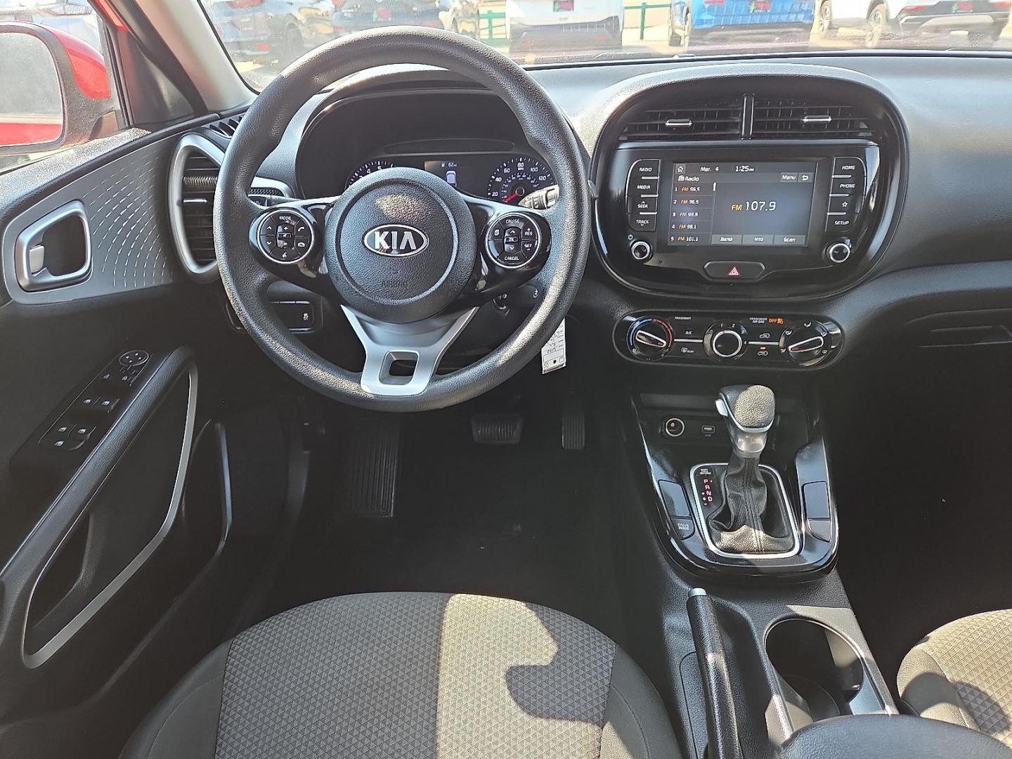 2020 Inferno Red - AJR /Black/Gray - GDM Kia Soul LX (KNDJ23AU7L7) with an 2L I-4 DOHC, D-CVVT variable valve control, regular unleaded, engine with 147HP engine, located at 4110 Avenue Q, Lubbock, 79412, 33.556553, -101.855820 - 03/10/2026 KEY IN ENVELOPE GOD - Photo#8