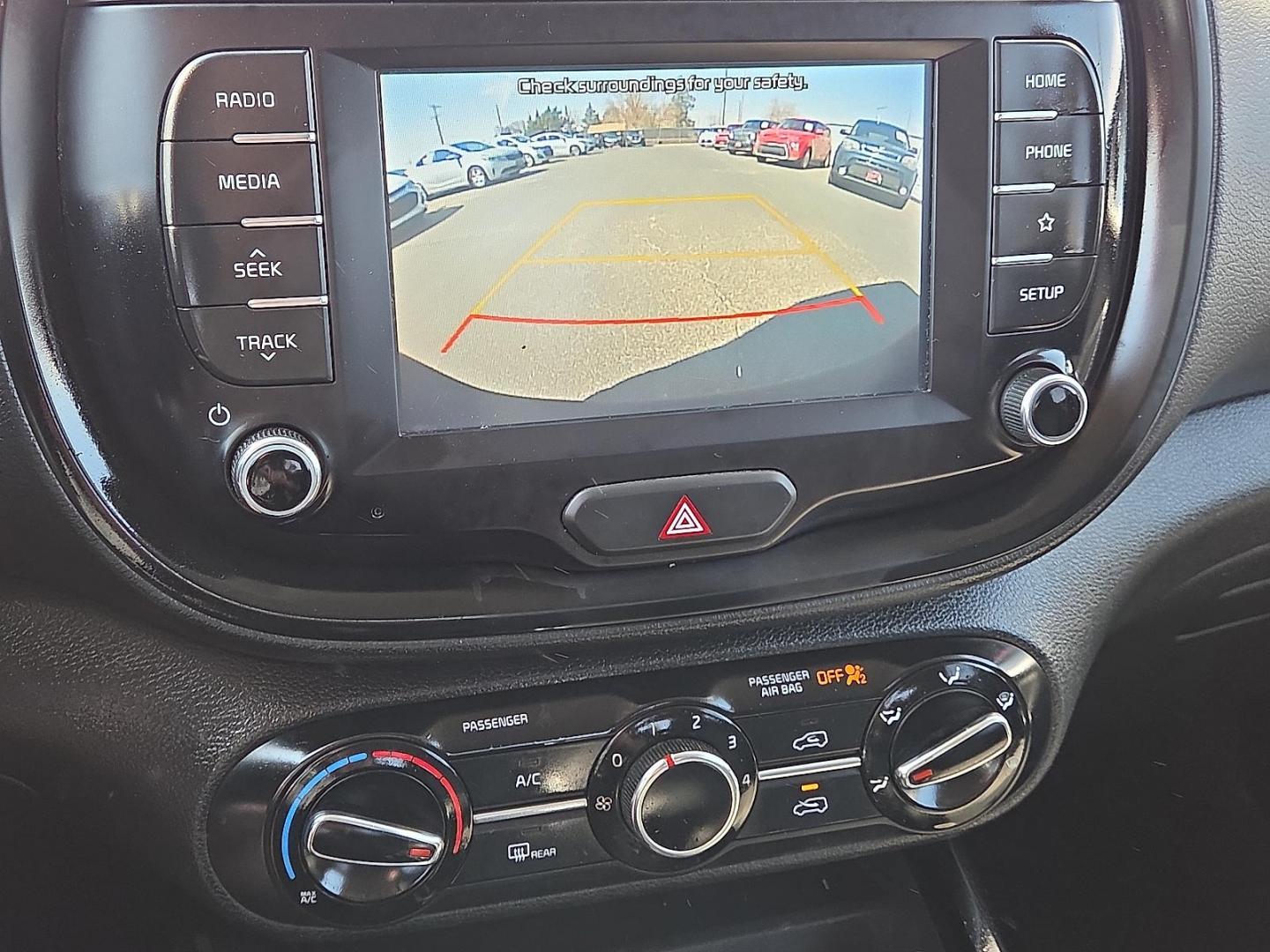 2020 Inferno Red - AJR /Black/Gray - GDM Kia Soul LX (KNDJ23AU7L7) with an 2L I-4 DOHC, D-CVVT variable valve control, regular unleaded, engine with 147HP engine, located at 4110 Avenue Q, Lubbock, 79412, 33.556553, -101.855820 - 03/10/2026 KEY IN ENVELOPE GOD - Photo#11