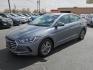 2018 GRAY /Gray - PK Hyundai Elantra SEL (5NPD84LF0JH) with an Nu 2L I-4 DOHC, D-CVVT variable valve control, regular unleaded, engine with 147HP engine, located at 4110 Avenue Q, Lubbock, 79412, 33.556553, -101.855820 - 03/07/2026 KEY IN ENVELOPE GOD - Photo#1
