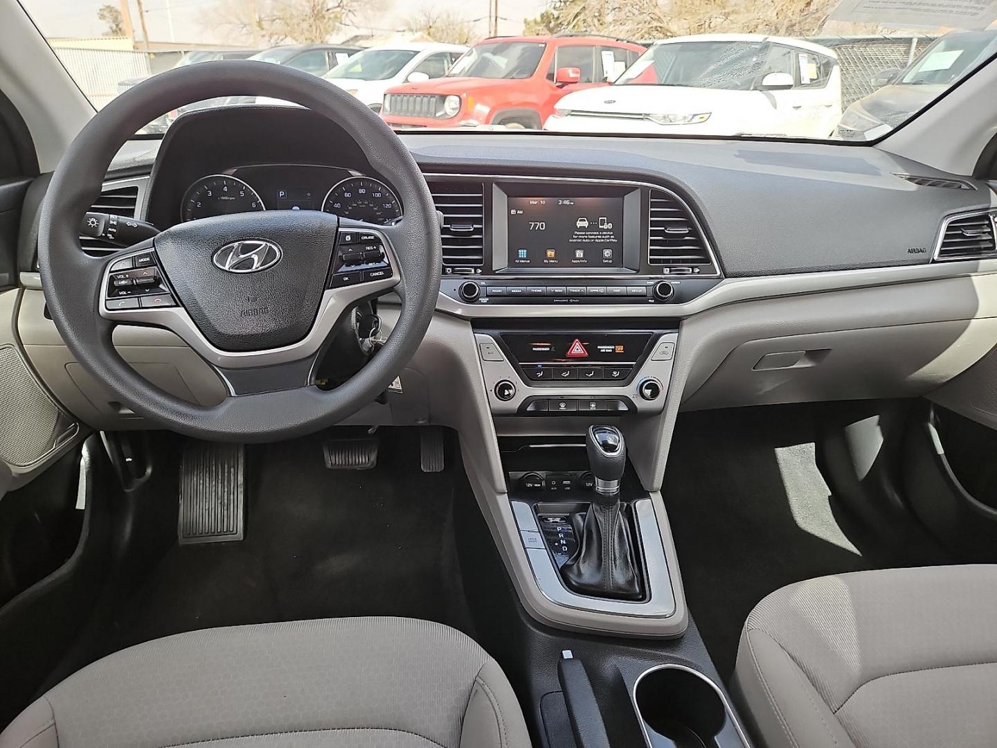 2018 GRAY /Gray - PK Hyundai Elantra SEL (5NPD84LF0JH) with an Nu 2L I-4 DOHC, D-CVVT variable valve control, regular unleaded, engine with 147HP engine, located at 4110 Avenue Q, Lubbock, 79412, 33.556553, -101.855820 - 03/07/2026 KEY IN ENVELOPE GOD - Photo#6