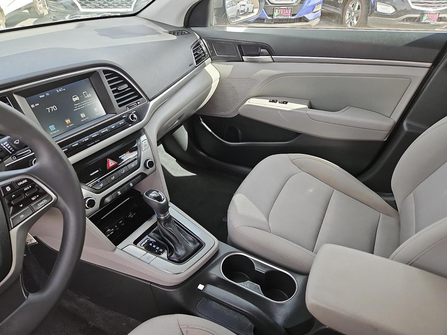 2018 GRAY /Gray - PK Hyundai Elantra SEL (5NPD84LF0JH) with an Nu 2L I-4 DOHC, D-CVVT variable valve control, regular unleaded, engine with 147HP engine, located at 4110 Avenue Q, Lubbock, 79412, 33.556553, -101.855820 - 03/07/2026 KEY IN ENVELOPE GOD - Photo#11