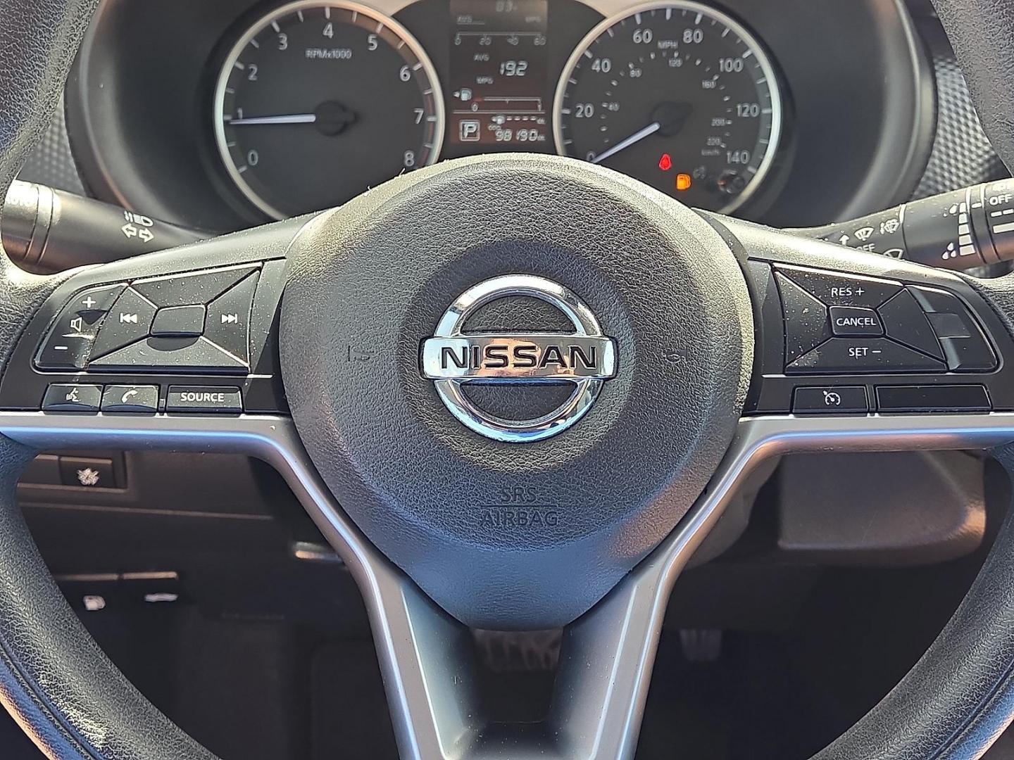 2021 Super Black - KH3 /Charcoal - G Nissan Kicks S Xtronic CVT (3N1CP5BV5ML) with an 1.6L I-4 DOHC, CVTCS variable valve control, regular unleaded, engine with 122HP engine, located at 4110 Avenue Q, Lubbock, 79412, 33.556553, -101.855820 - 03/12/2026 key in envelope god - Photo#11