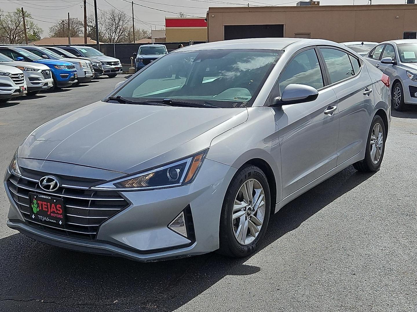 2020 GRAY /Black - C1 Hyundai Elantra SEL (5NPD84LF0LH) with an Nu 2L I-4 DOHC, D-CVVT variable valve control, regular unleaded, engine with 147HP engine, located at 4110 Avenue Q, Lubbock, 79412, 33.556553, -101.855820 - 03/07/2026 KEY IN ENVELOPE GOD - Photo#1