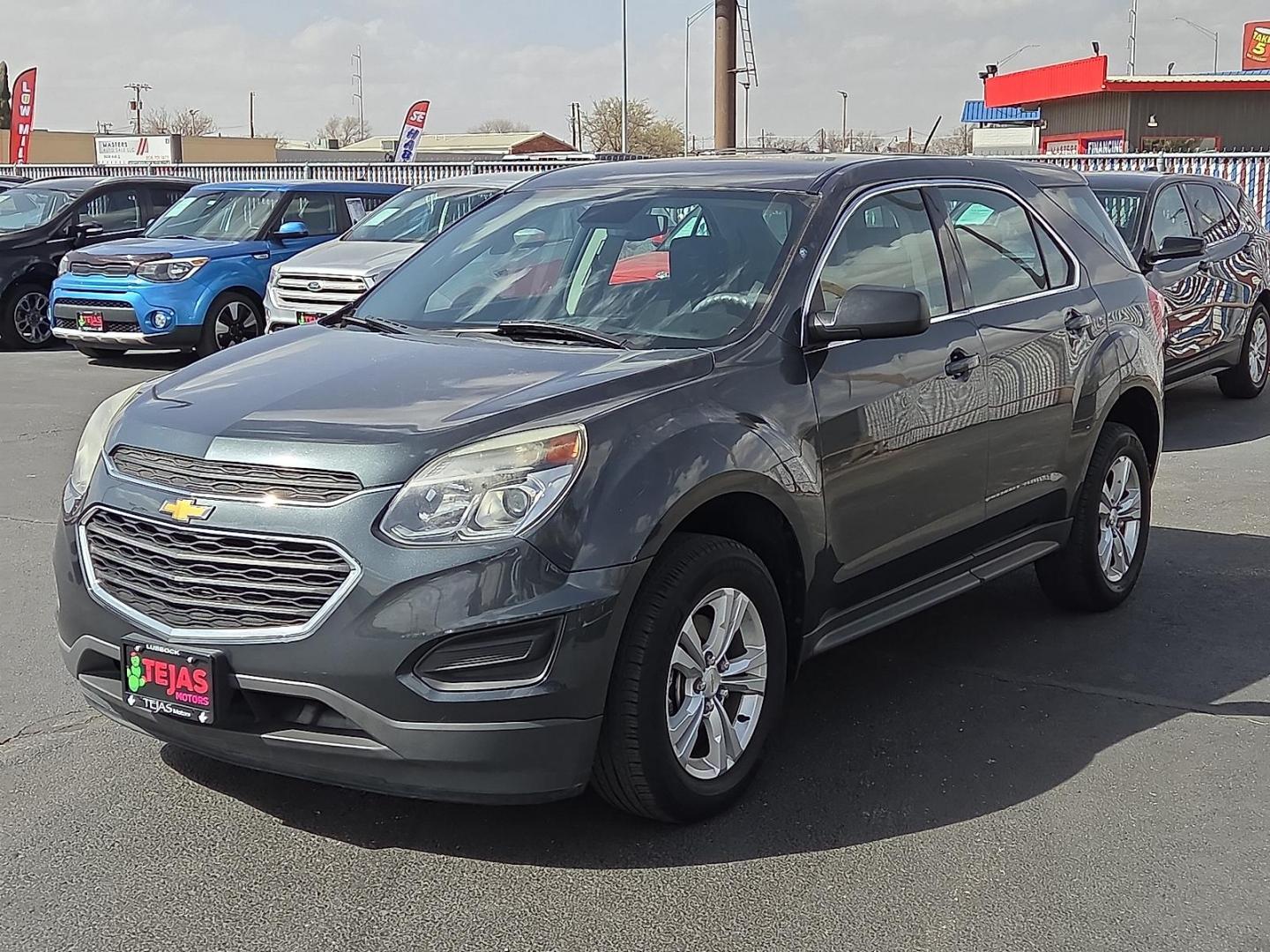 2017 Nightfall Gray Metallic - G7Q /Light Titanium/Jet Black - AFI Chevrolet Equinox LS (2GNALBEK6H1) with an ECOTEC 2.4L I-4 gasoline direct injection, DOHC, VVT variable valve control, regular unleaded, engine with 182HP engine, located at 4110 Avenue Q, Lubbock, 79412, 33.556553, -101.855820 - 03/10/2026 KEY IN ENVELOPE GOD - Photo#4