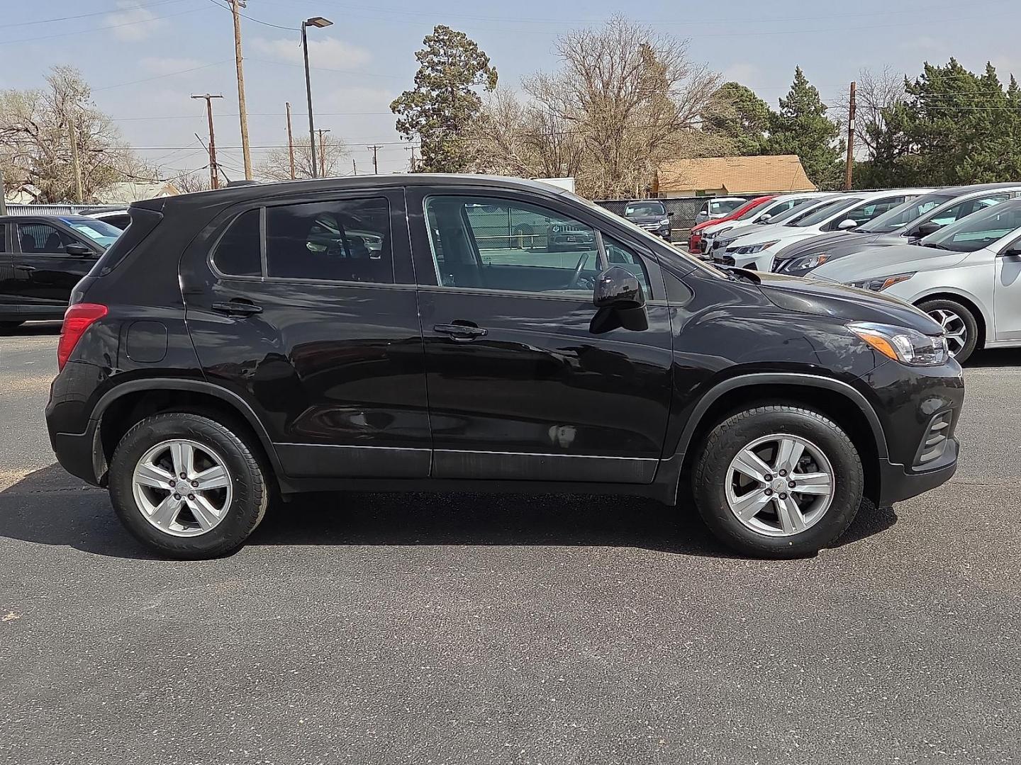 2021 Mosaic Black Metallic - GB0 /Jet Black - AFJ Chevrolet Trax AWD LS (KL7CJNSB8MB) with an ECOTEC 1.4L I-4 DOHC, VVT variable valve control, intercooled turbo, regular unleaded, engine with 138HP engine, located at 4110 Avenue Q, Lubbock, 79412, 33.556553, -101.855820 - 03/10/2026 KEY IN ENVELOPE GOD - Photo#1