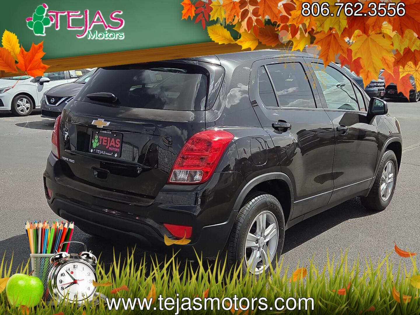 2021 Mosaic Black Metallic - GB0 /Jet Black - AFJ Chevrolet Trax AWD LS (KL7CJNSB8MB) with an ECOTEC 1.4L I-4 DOHC, VVT variable valve control, intercooled turbo, regular unleaded, engine with 138HP engine, located at 4110 Avenue Q, Lubbock, 79412, 33.556553, -101.855820 - 03/10/2026 KEY IN ENVELOPE GOD- Photo#2