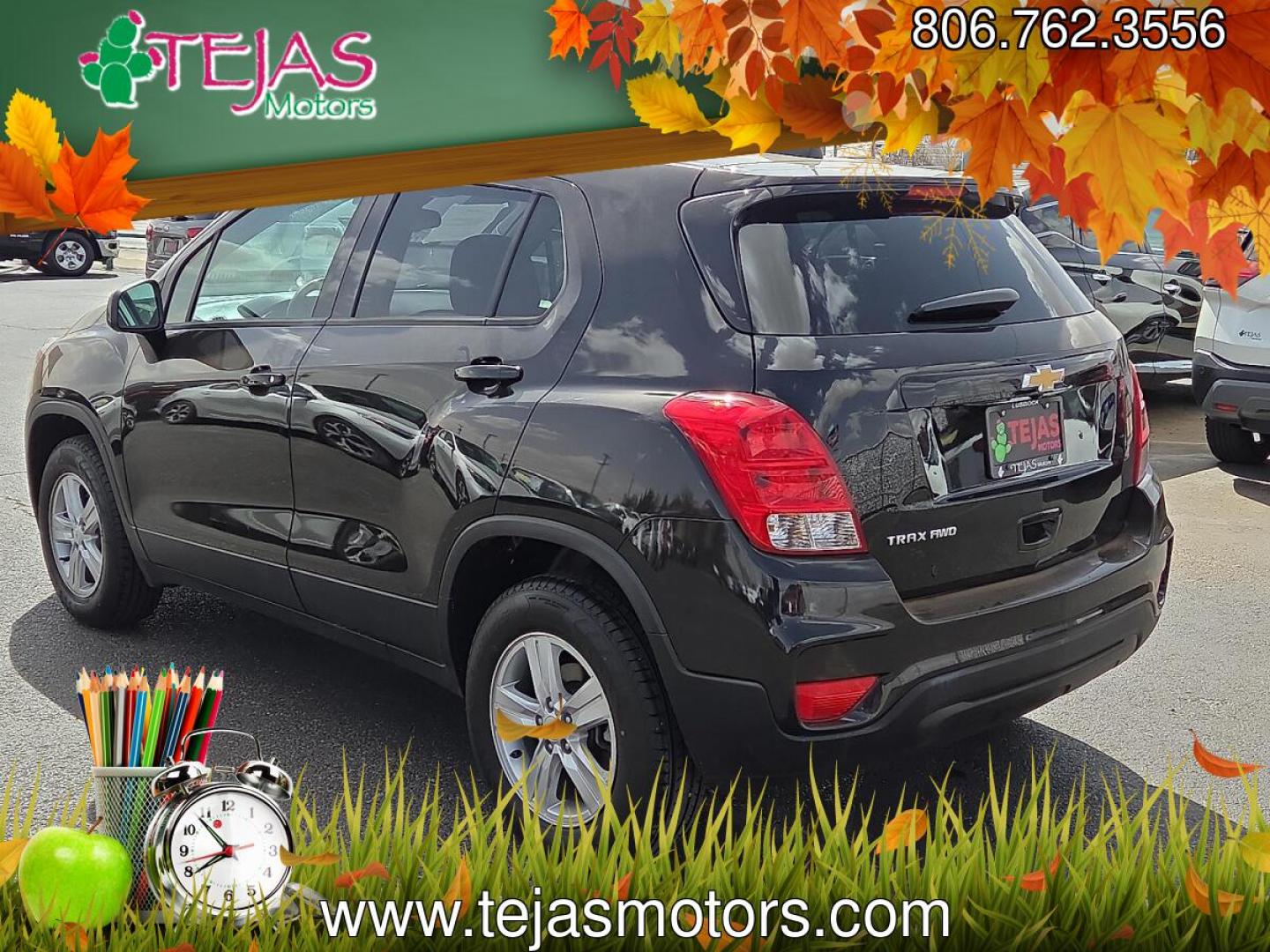 2021 Mosaic Black Metallic - GB0 /Jet Black - AFJ Chevrolet Trax AWD LS (KL7CJNSB8MB) with an ECOTEC 1.4L I-4 DOHC, VVT variable valve control, intercooled turbo, regular unleaded, engine with 138HP engine, located at 4110 Avenue Q, Lubbock, 79412, 33.556553, -101.855820 - 03/10/2026 KEY IN ENVELOPE GOD- Photo#3