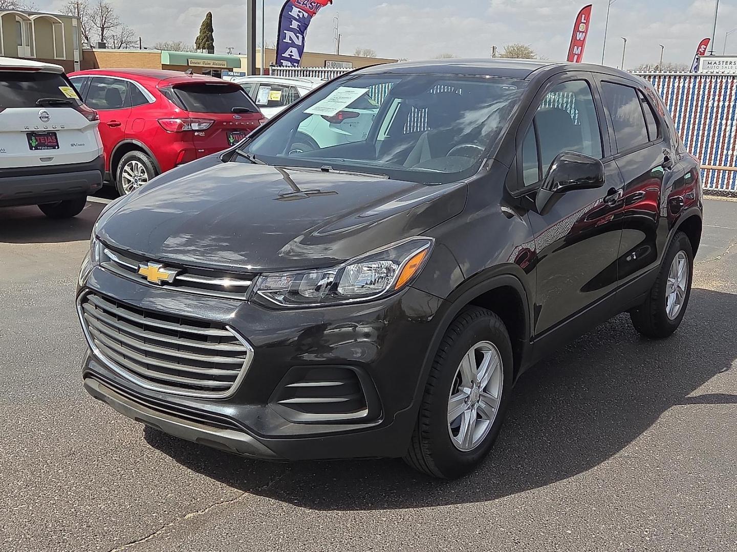 2021 Mosaic Black Metallic - GB0 /Jet Black - AFJ Chevrolet Trax AWD LS (KL7CJNSB8MB) with an ECOTEC 1.4L I-4 DOHC, VVT variable valve control, intercooled turbo, regular unleaded, engine with 138HP engine, located at 4110 Avenue Q, Lubbock, 79412, 33.556553, -101.855820 - 03/10/2026 KEY IN ENVELOPE GOD - Photo#4