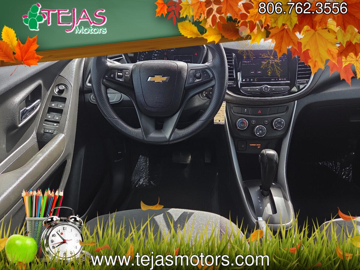 2021 Mosaic Black Metallic - GB0 /Jet Black - AFJ Chevrolet Trax AWD LS (KL7CJNSB8MB) with an ECOTEC 1.4L I-4 DOHC, VVT variable valve control, intercooled turbo, regular unleaded, engine with 138HP engine, located at 4110 Avenue Q, Lubbock, 79412, 33.556553, -101.855820 - 03/10/2026 KEY IN ENVELOPE GOD- Photo#8